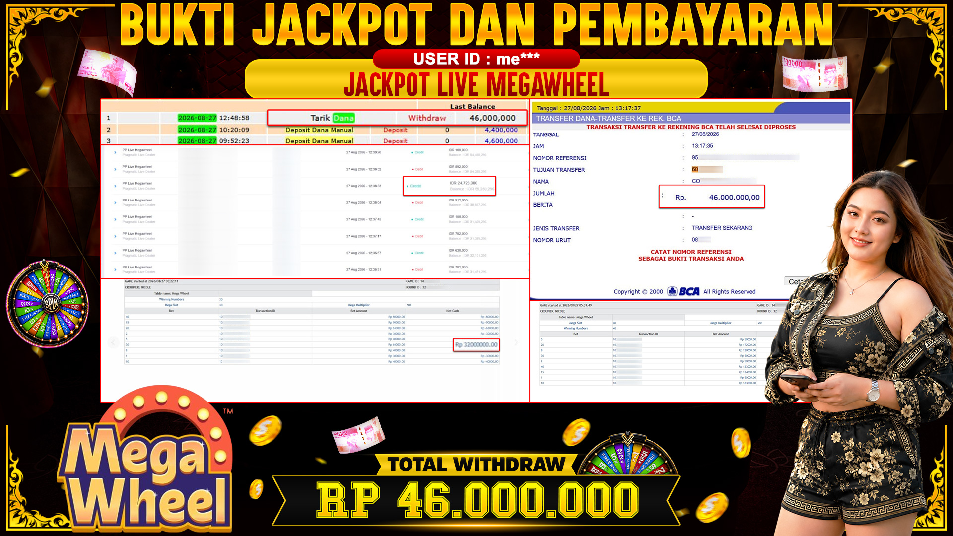 JACKPOT PP Live Megawheel