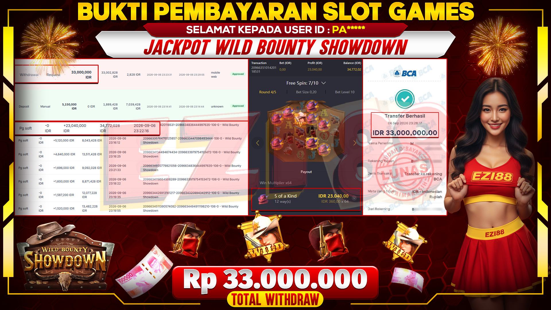 JACKPOT WILD BOUNTY SHOWDOWN