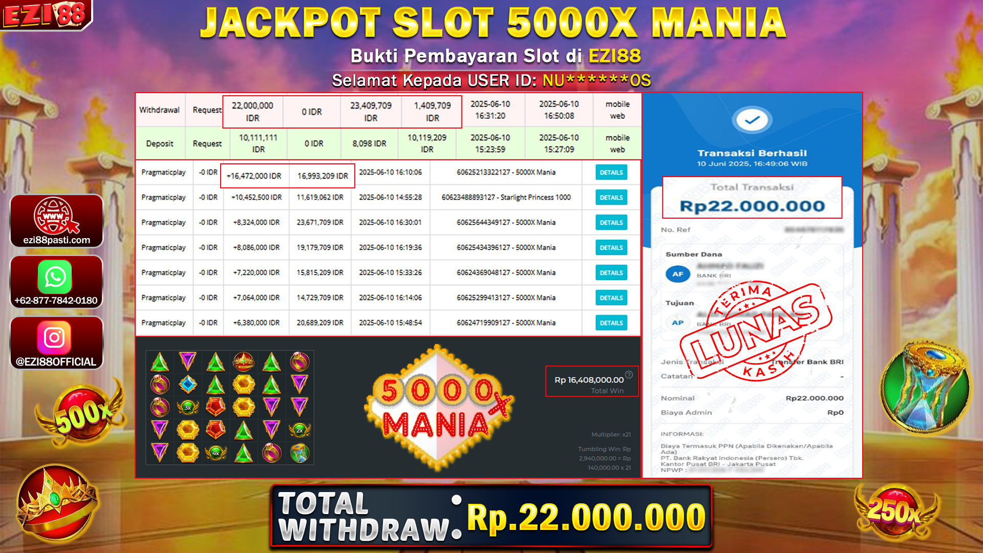 JACKPOT SLOT 5000X MANIA