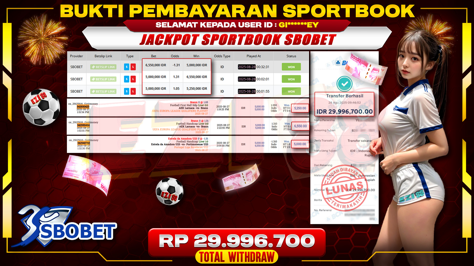 JACKPOT SPORTBOOK SBOBET