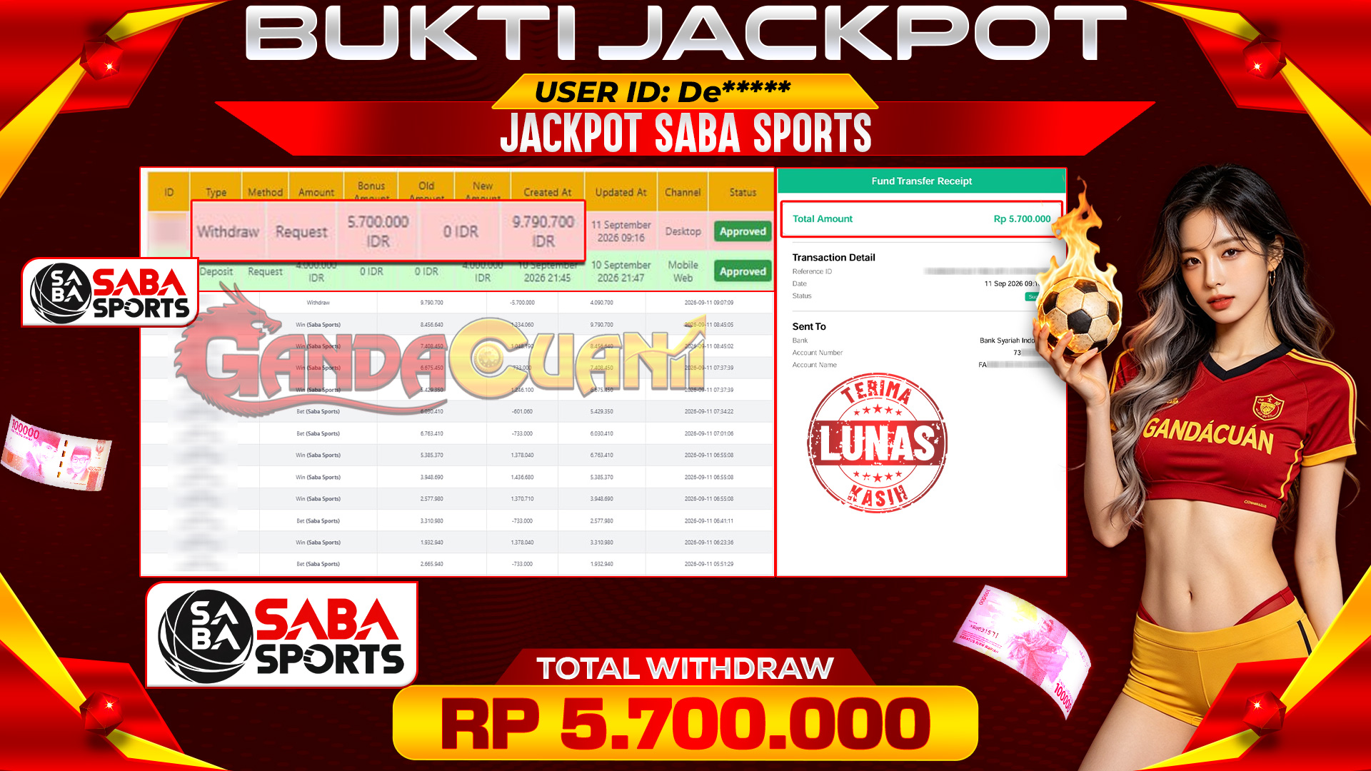 BUKTI JACKPOT SABA SPORTS