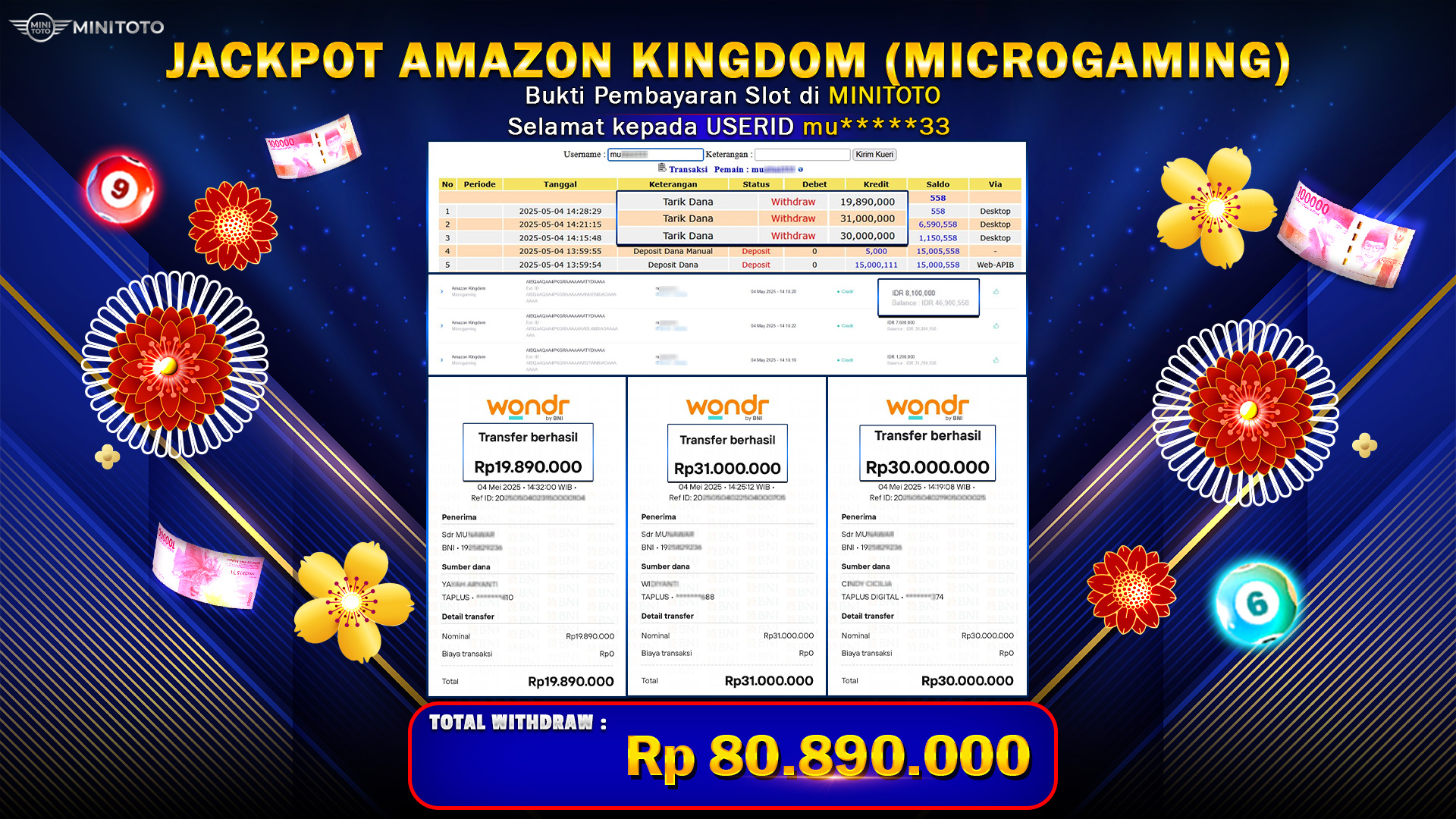 JACKPOT AMAZON KINGDOM (MICROGAMING)