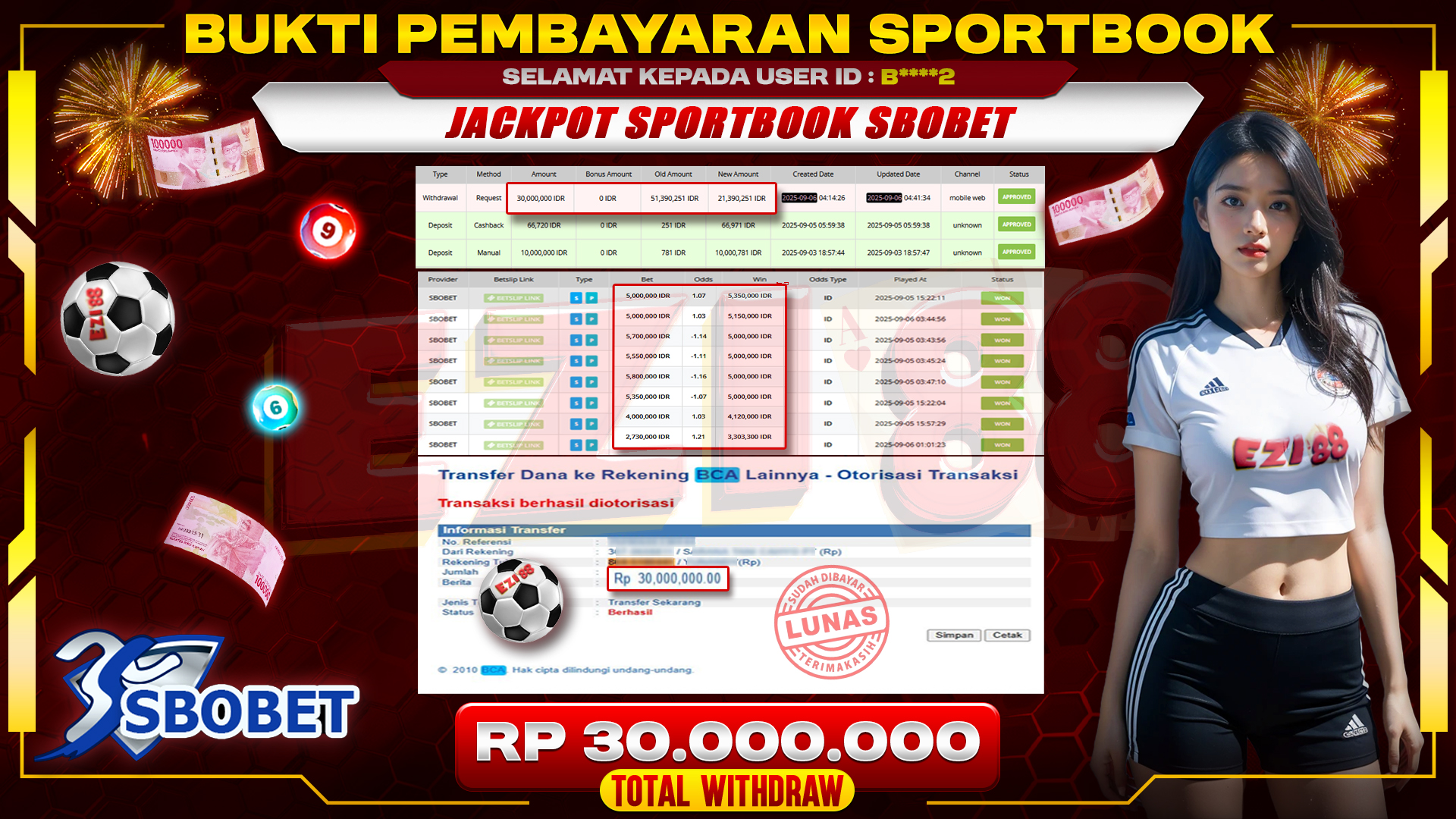 JACKPOT SPORTBOOK SBOBET