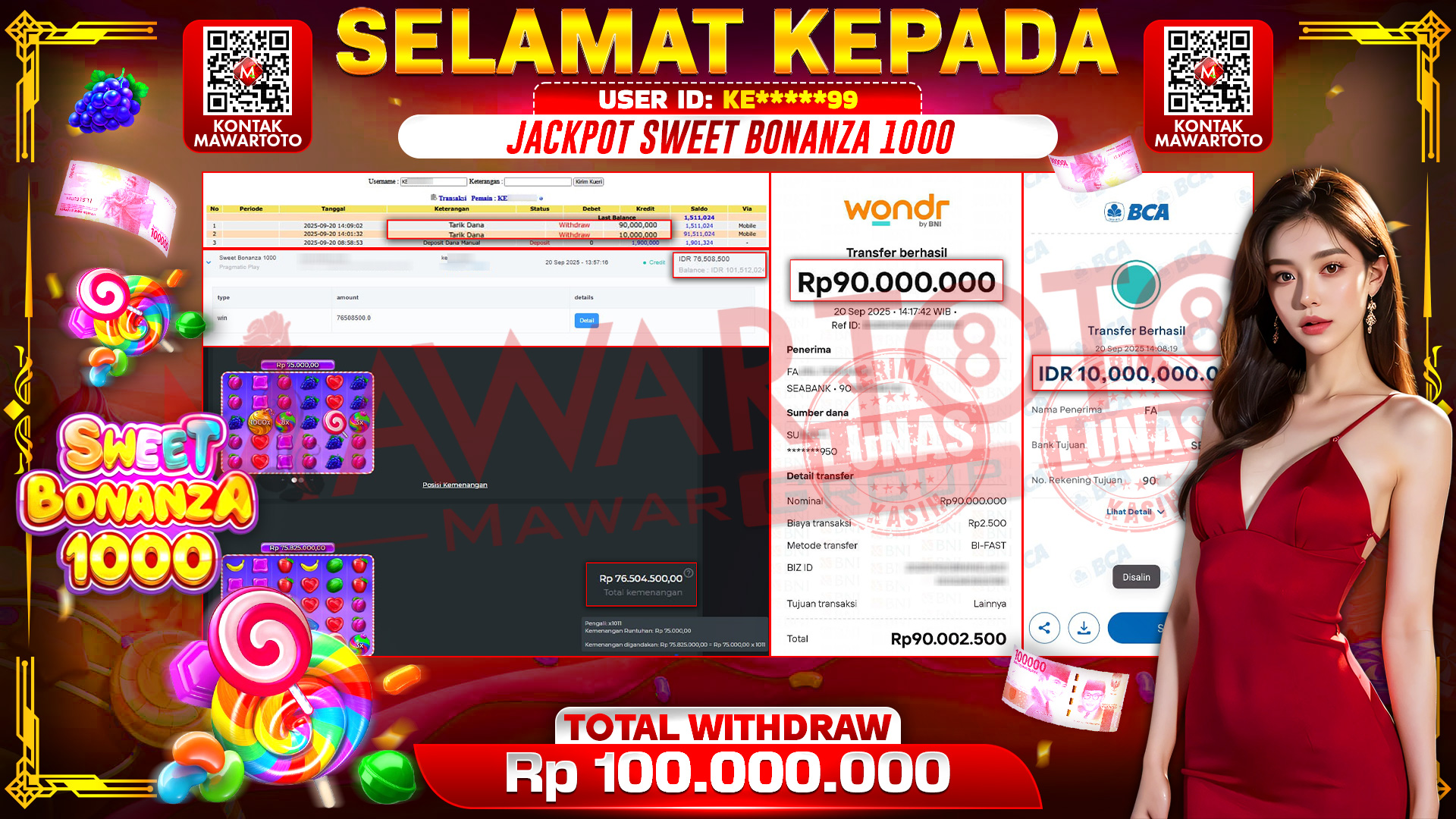 JACKPOT SWEET BONANZA 1000