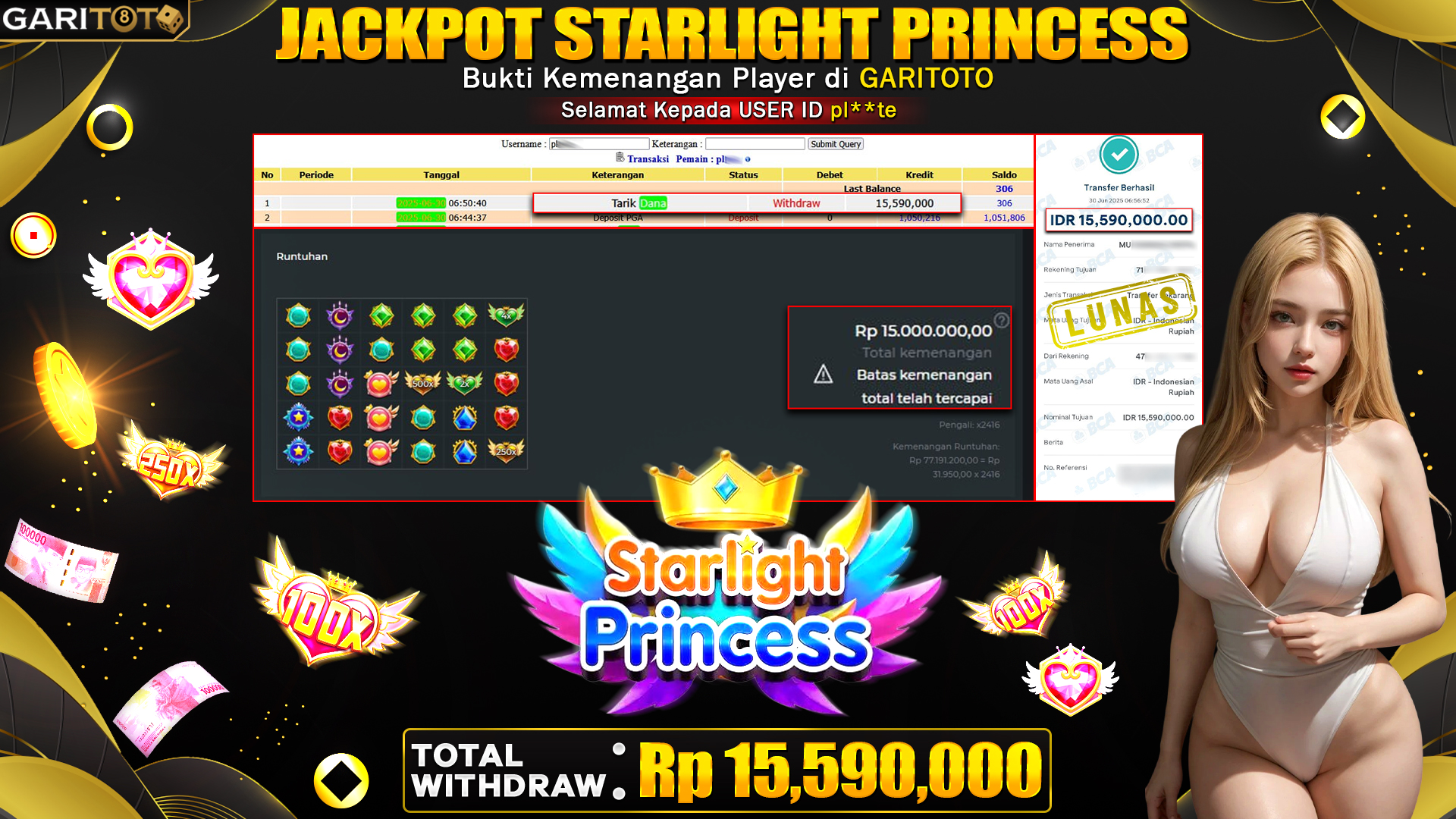 JACKPOT STARLIGHT PRINCESS 