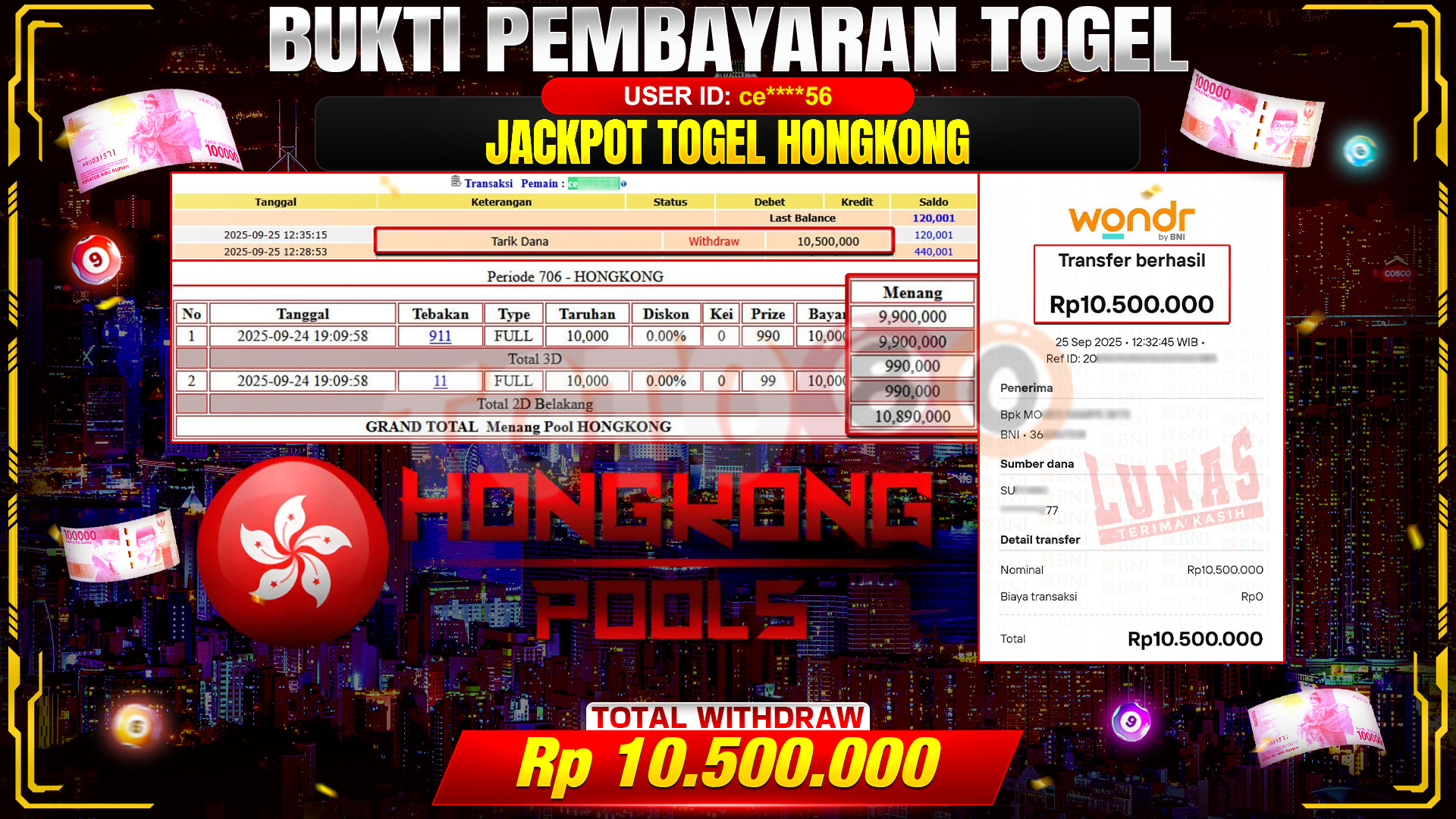 🎉 TOTO80 – JACKPOT TOGEL POOLS HONGKONG RP.10,500,000,- TELAH DIBAYARKAN! 🎉