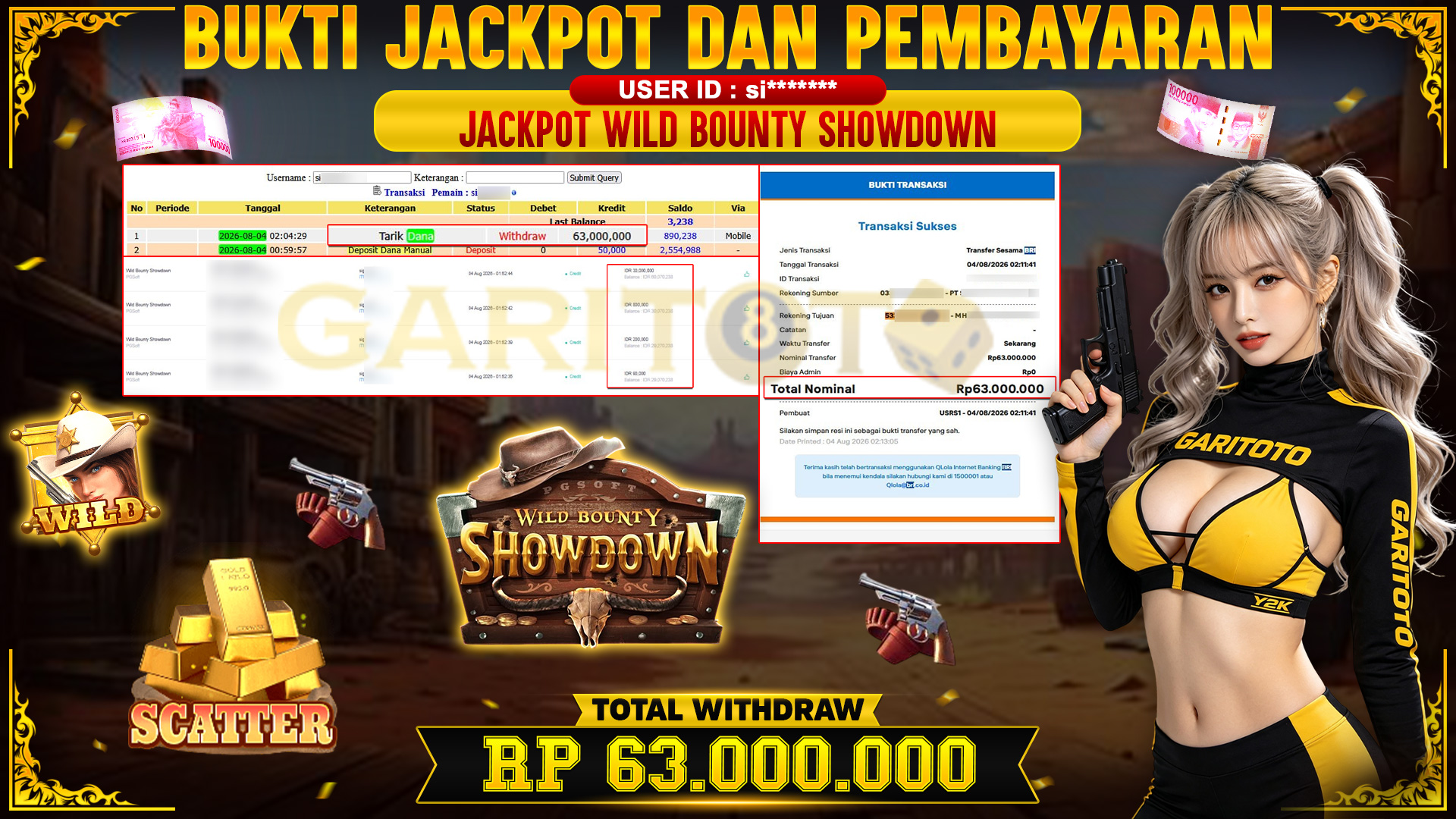 JACKPOT WILD BOUNTY SHOWDOWN