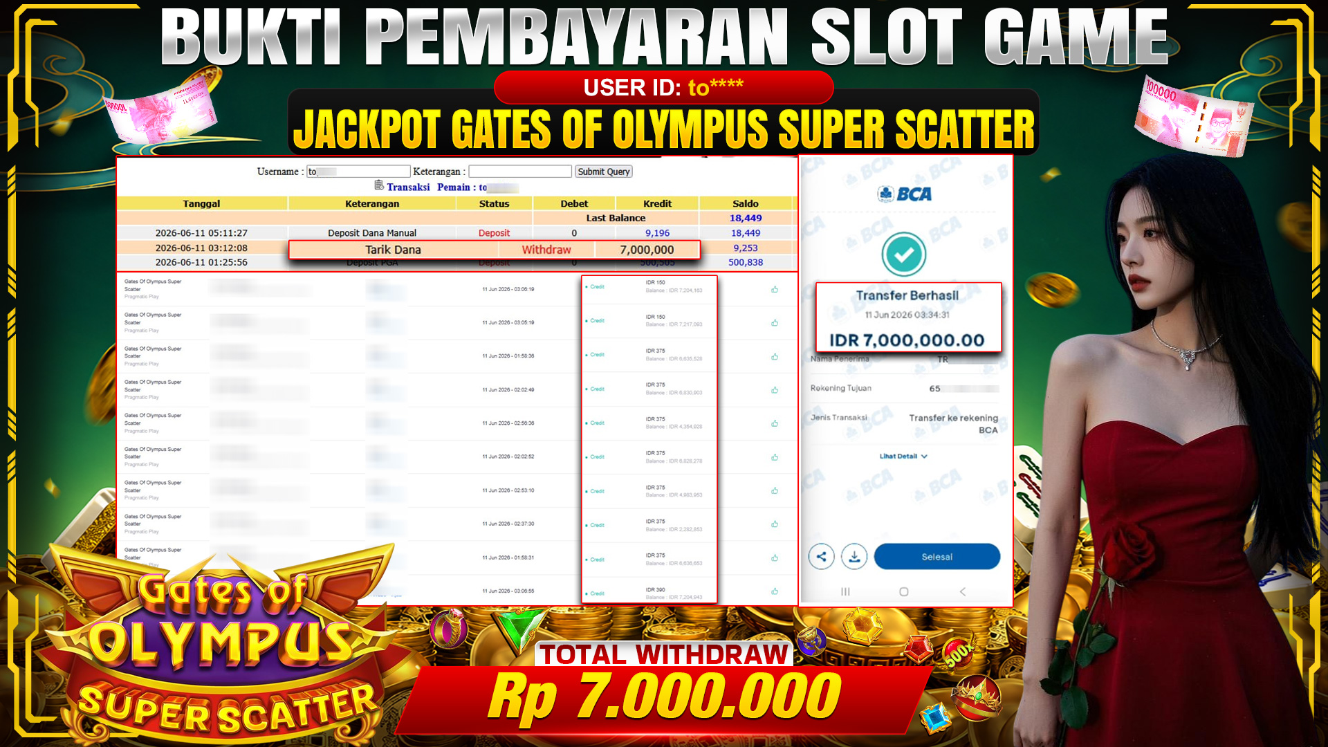 💰🎉 TOTO80 – JACKPOT SLOT GATES OF OLYMPUS SUPER SCATTER RP. 7,000,000,-  TELAH DIBAYARKAN!💰🎉
