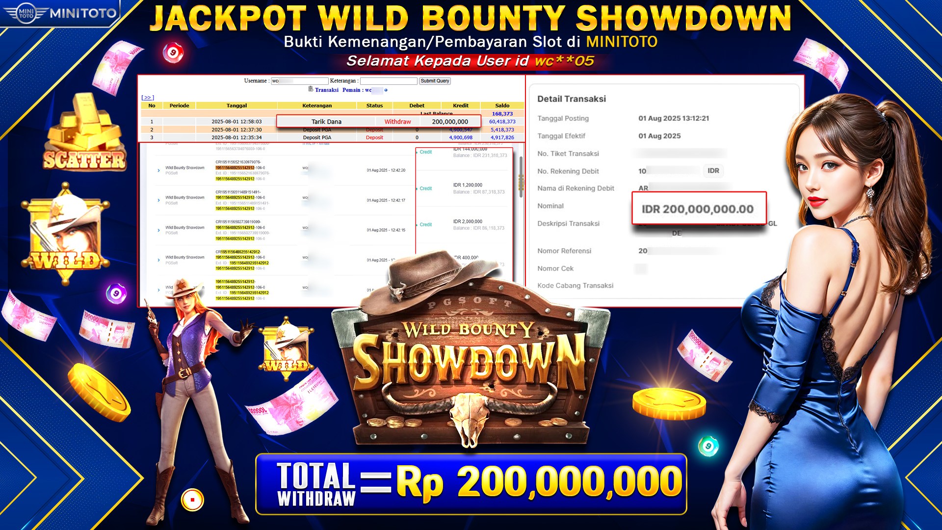 JACKPOT SLOT WILD BOUNTY SHOWDOWN (PG SOFT)