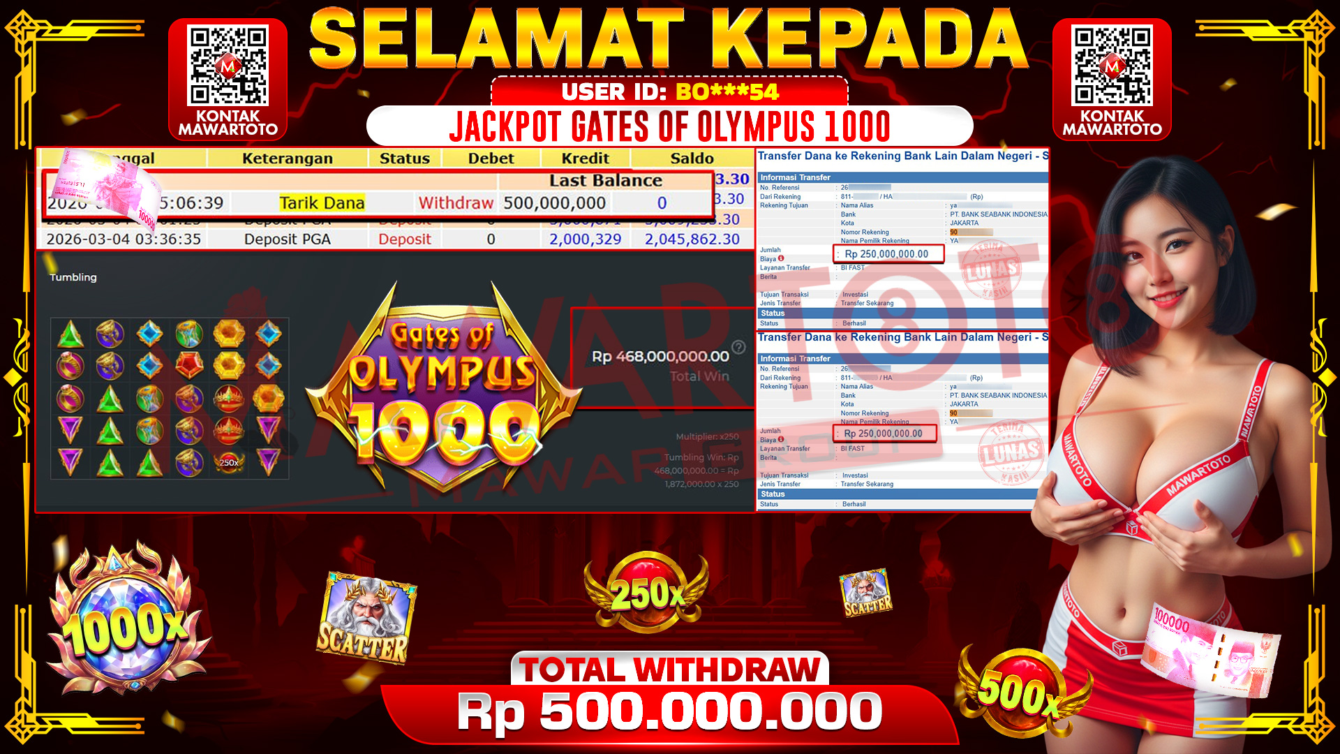 JACKPOT GATES OF OLYMPUS 1000