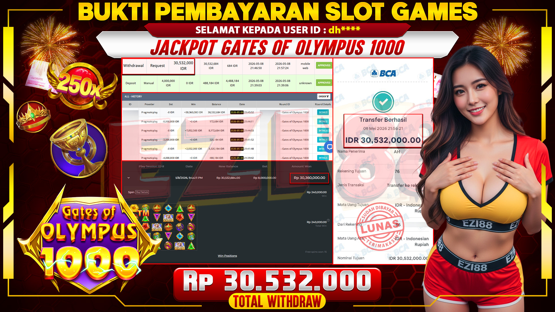 JACKPOT GATES OF OLYMPUS 1000