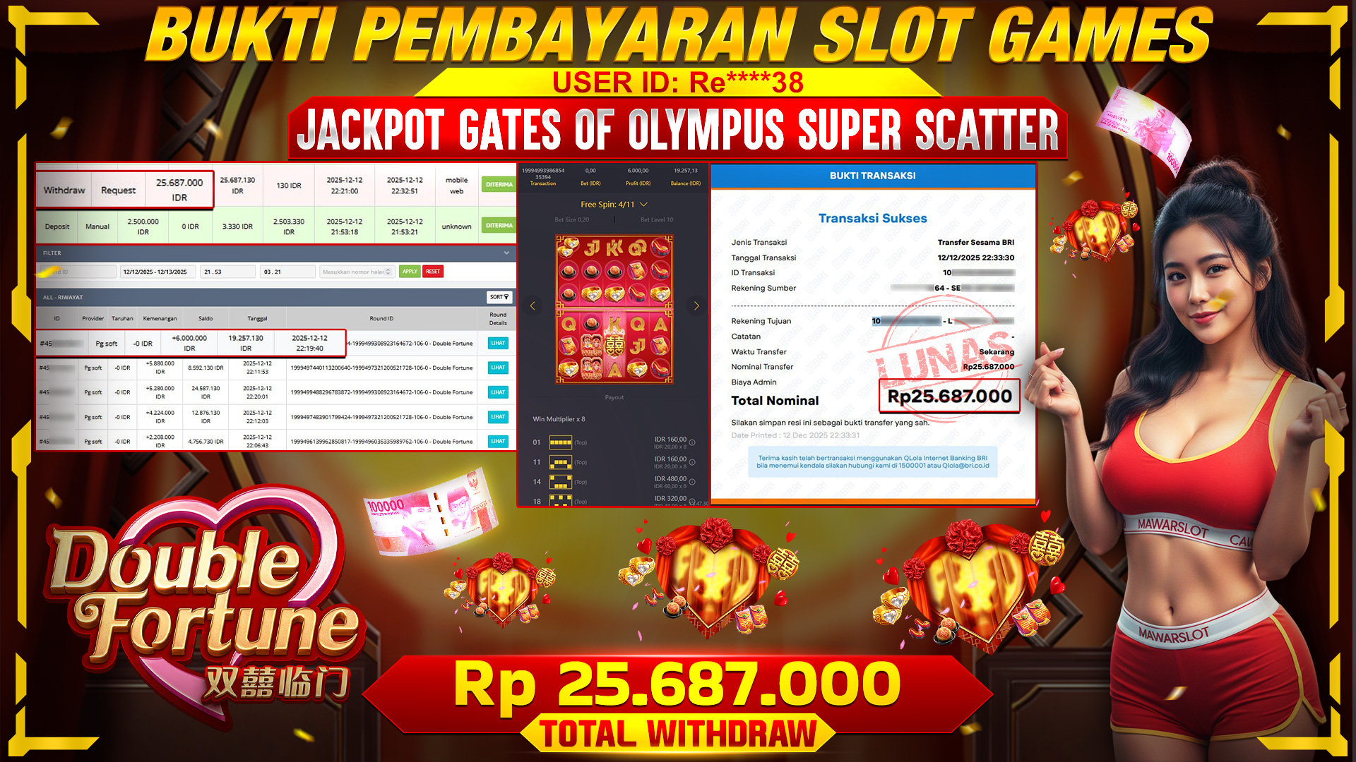 Double Fortune, Rejeki Datang Dua Kali!