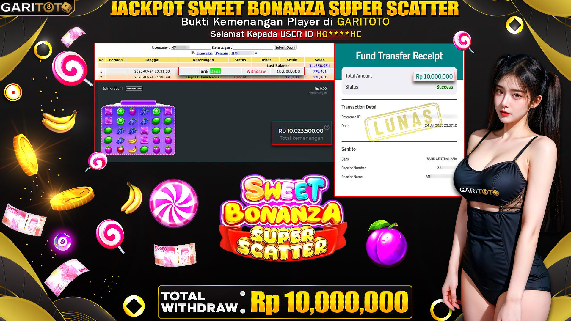 JACKPOT SWEET BONANZA SUPER SCATTER