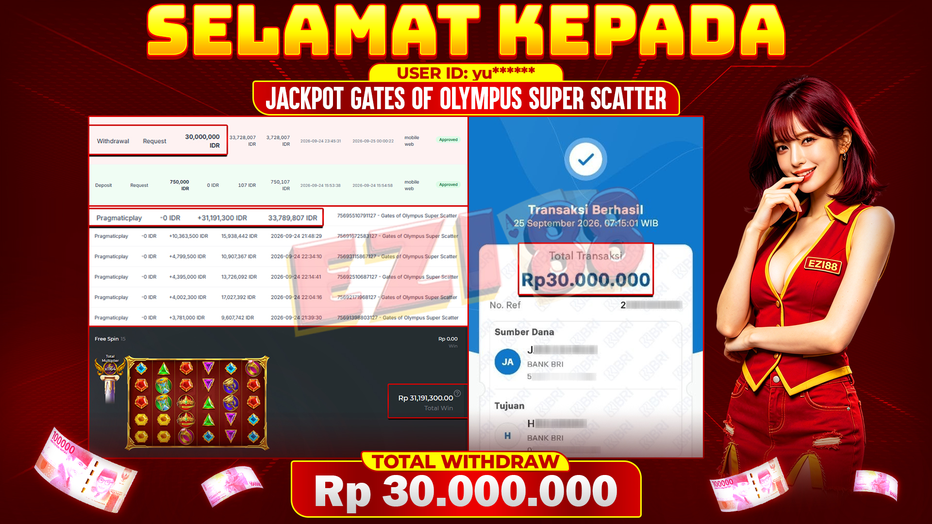 JACKPOT GATES OF OLYMPUS SUPER SCATTER