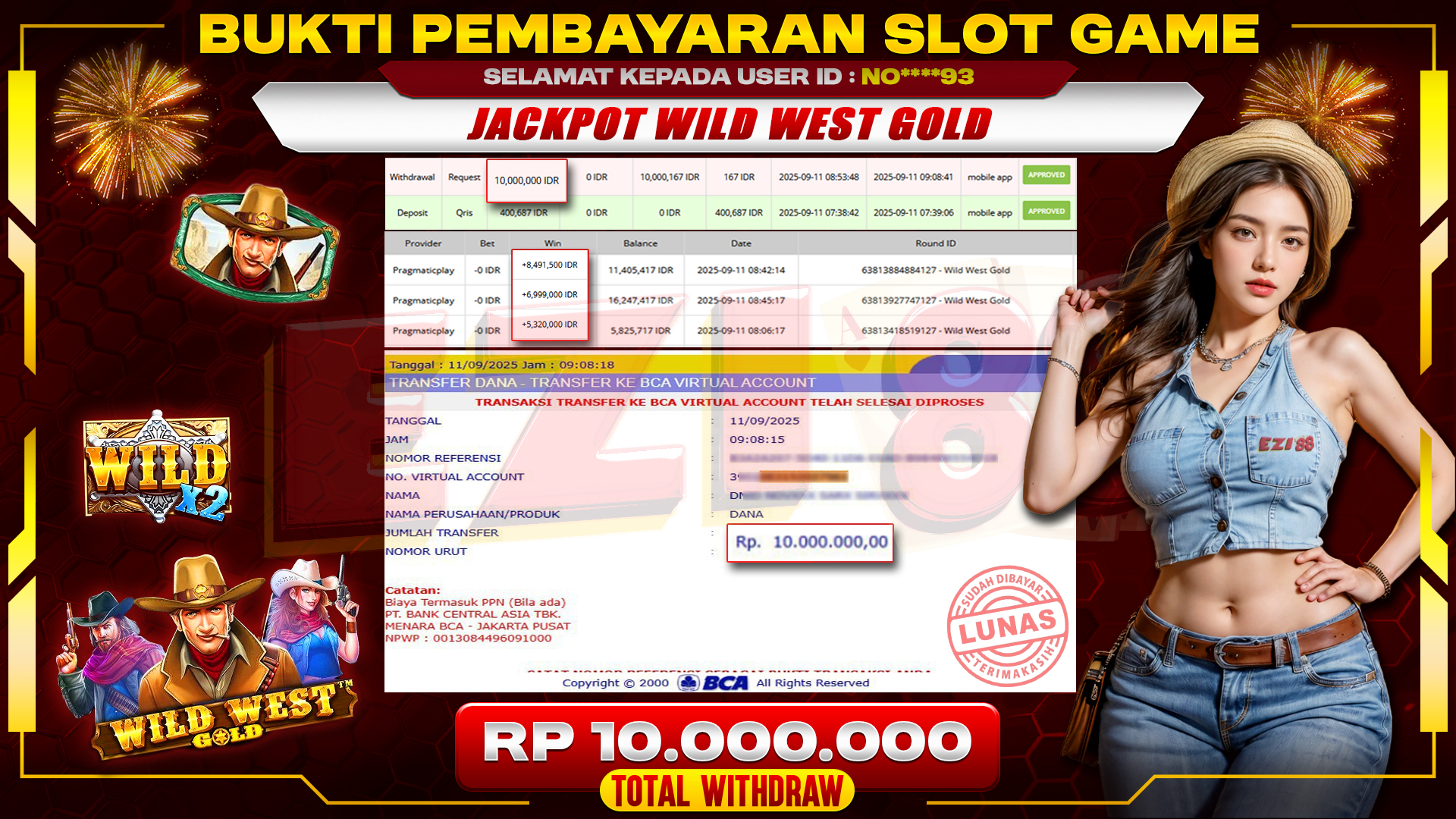 JACKPOT WILD WEST GOLD