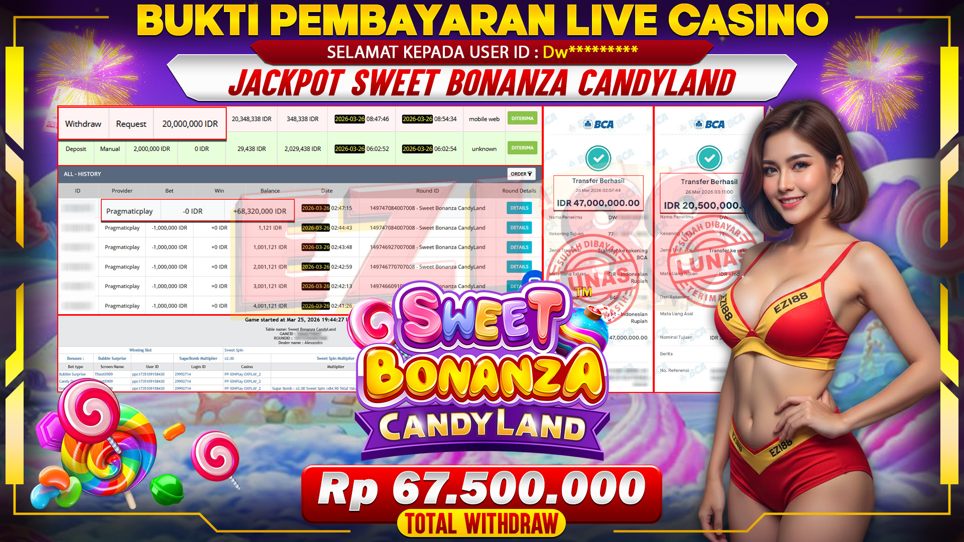 JACKPOT SWEET BONANZA CANDYLAND