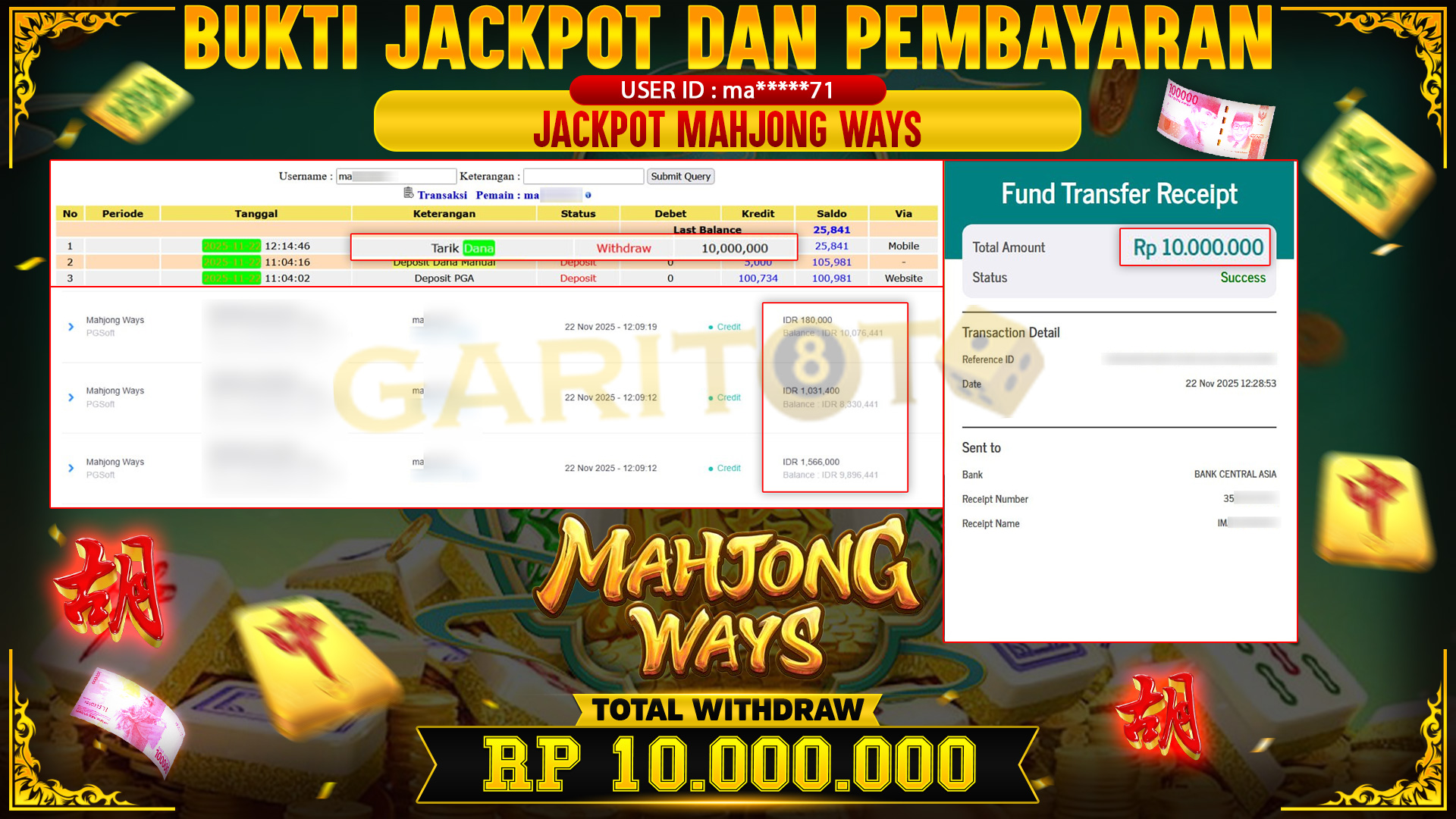 JACKPOT MAHJONG WAYS