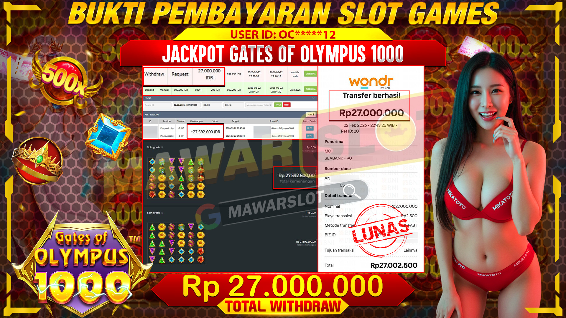 Saat Zeus Tersenyum: Hujan Perkalian x1000 Datang!