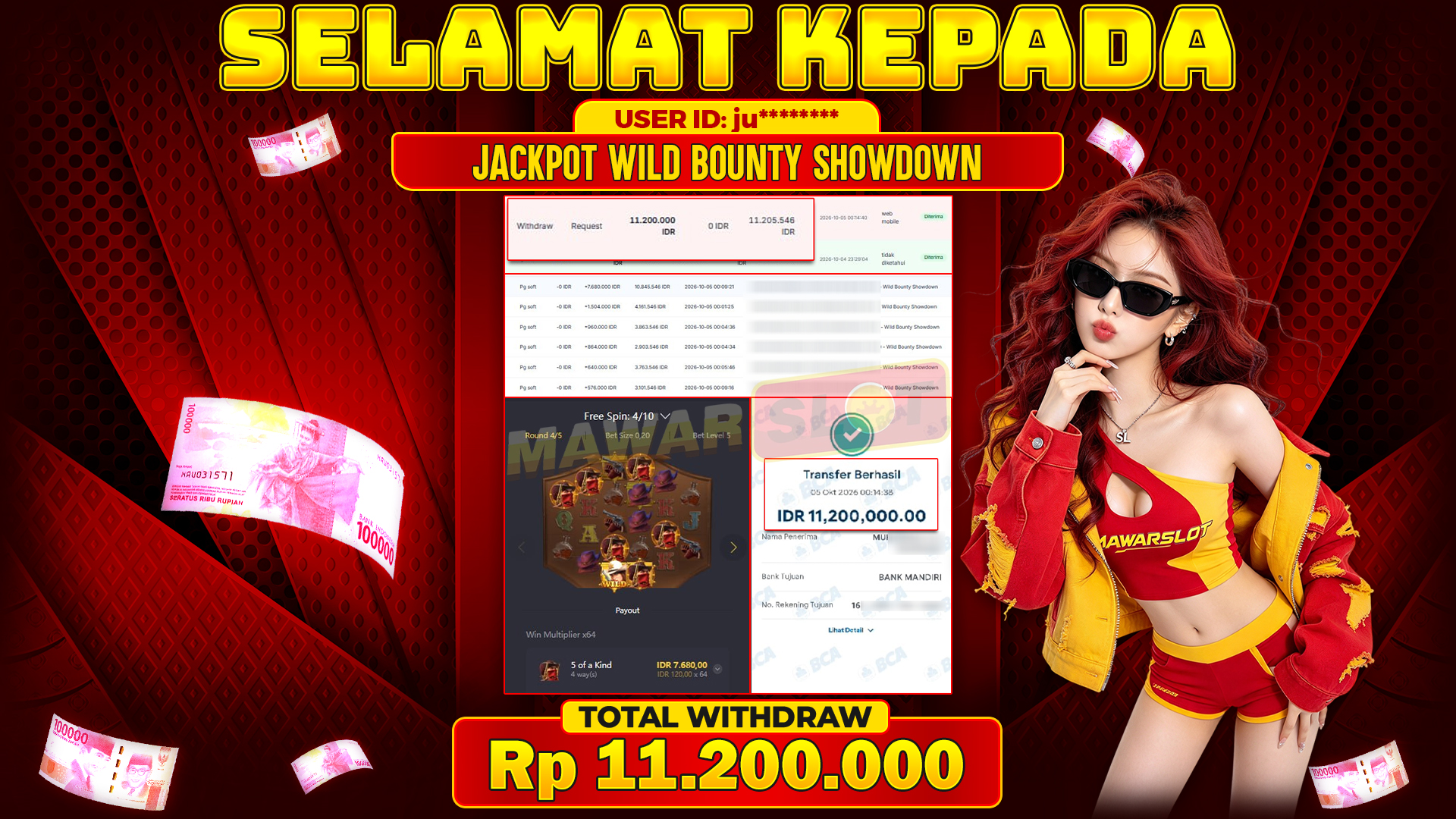 Putaran Liar, Hadiah Menggila di Wild Bounty Showdown!🤠