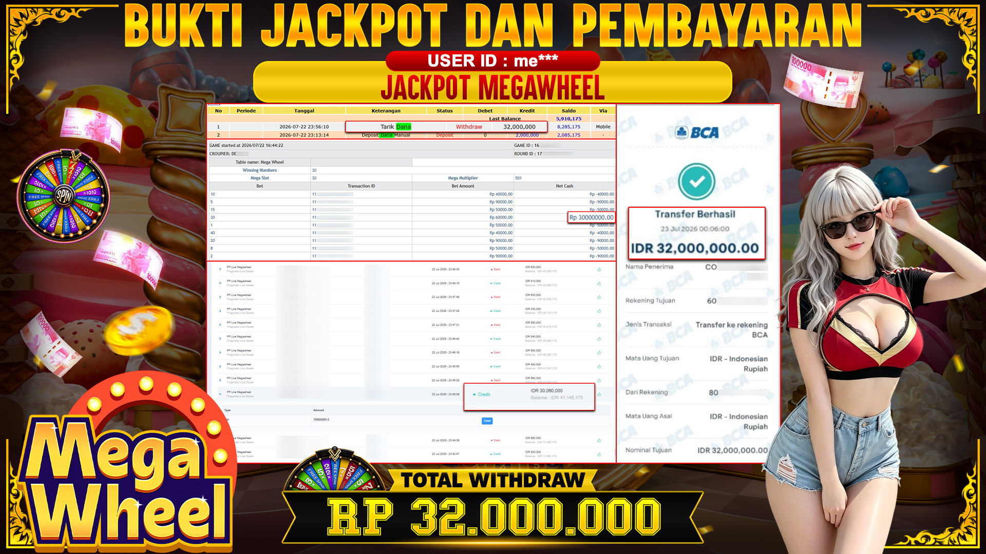 JACKPOT PP LIVE MEGAWEEL