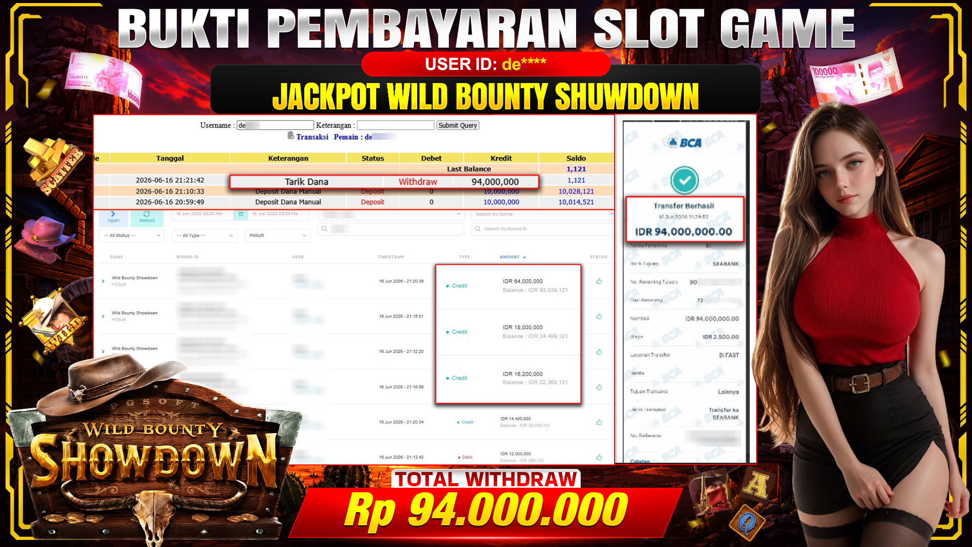 💰🎉 TOTO80 – JACKPOT SLOT WILD BOUNTY SHOWDOWN  RP. 94.000.000,- TELAH DIBAYARKAN!💰🎉