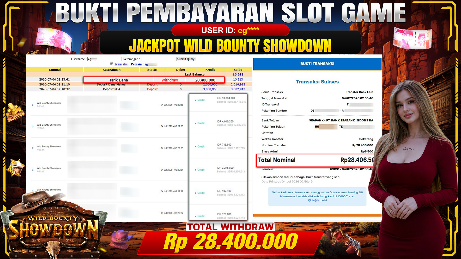 💰🎉 TOTO80 – JACKPOT SLOT WILD BOUNTY SHOWDOWN  RP. 28.400.000,- TELAH DIBAYARKAN!💰🎉