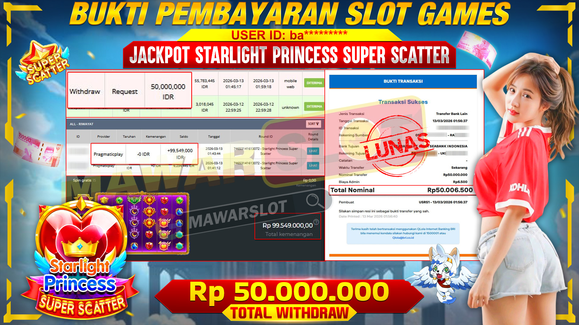 Starlight Princess: Ledakan Super Scatter Gacor!