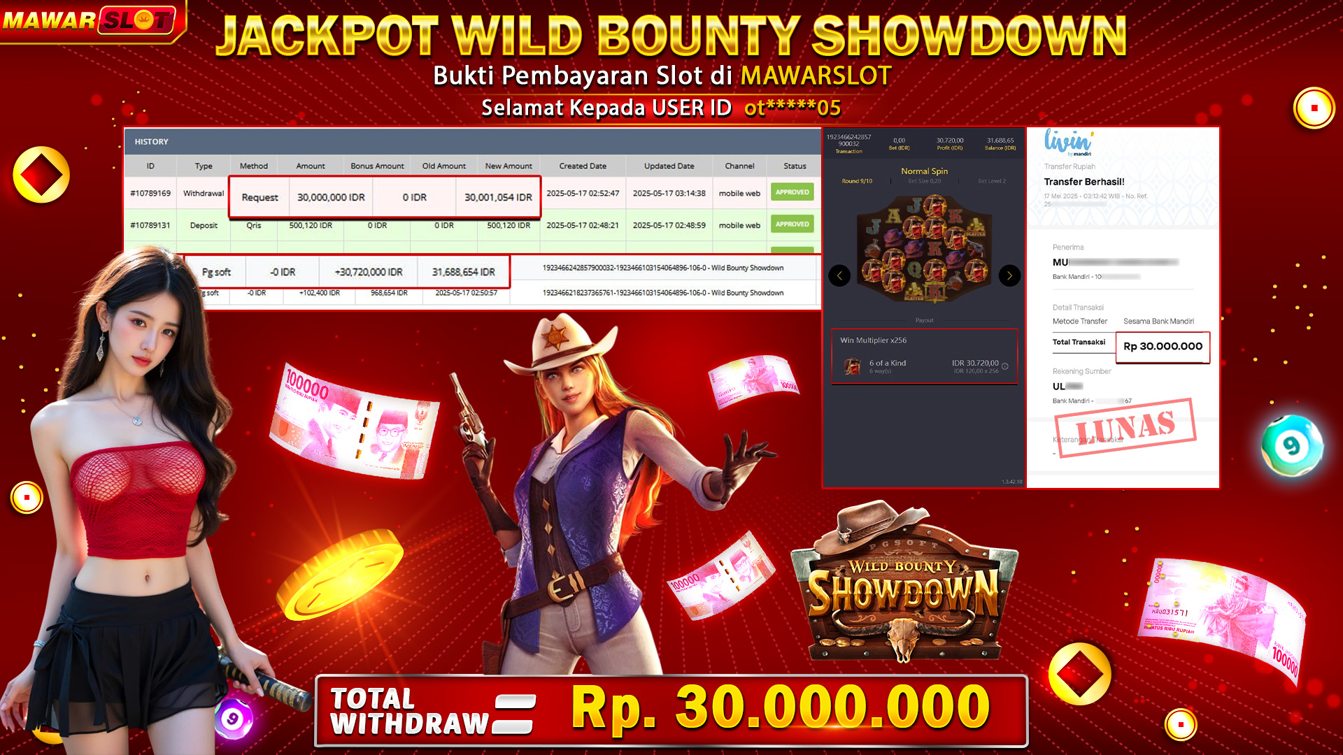 30 Juta Meledak! Strategi Jitu Member Mawarslot Taklukkan Wild Bounty Showdown
