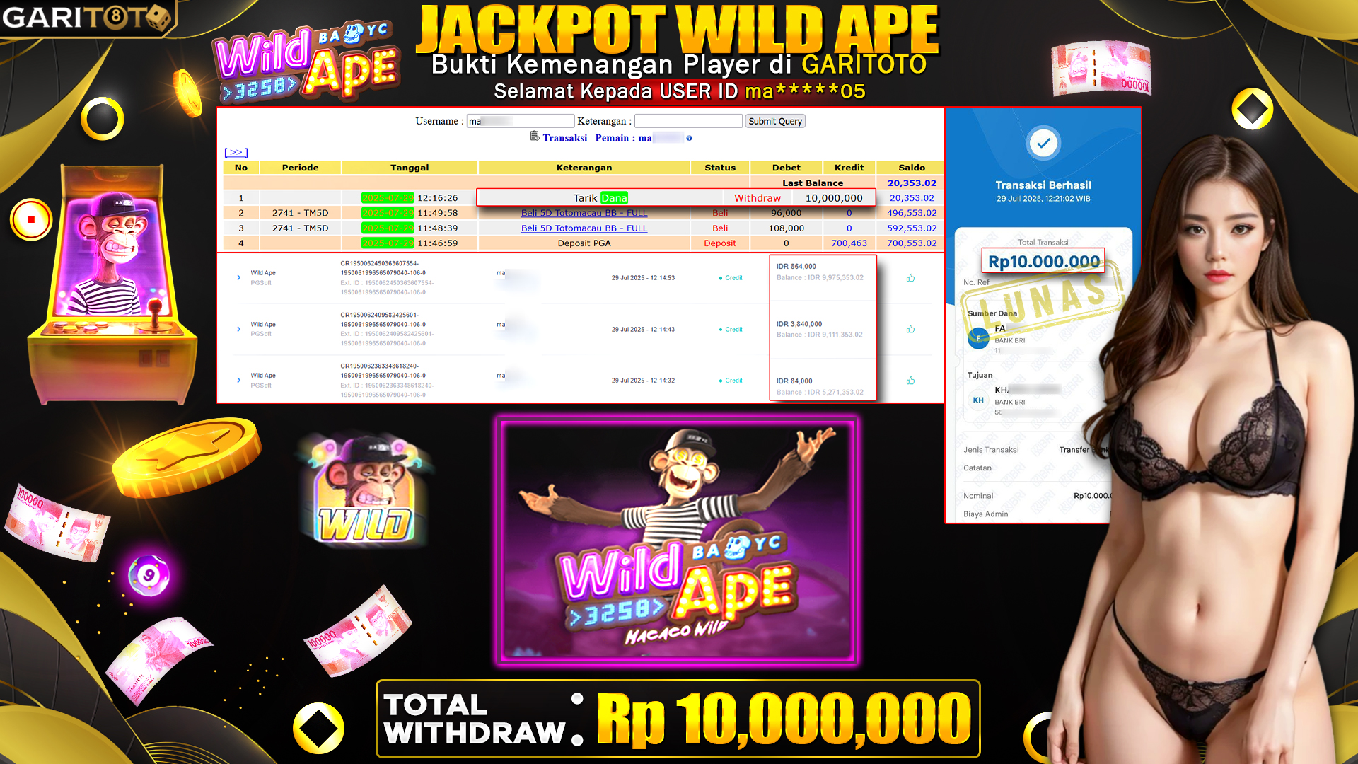 JACKPOT WILD APE