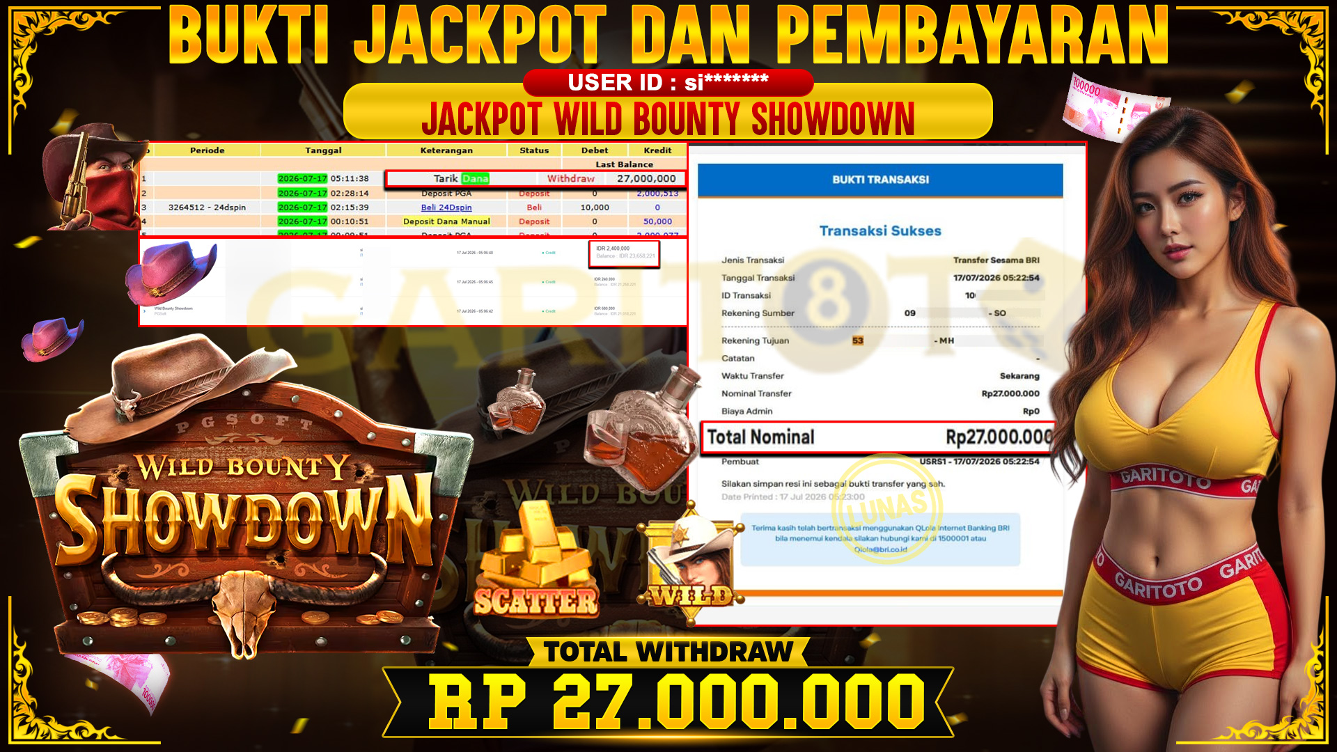 JACKPOT WILD BOUNTY SHOWDOWN