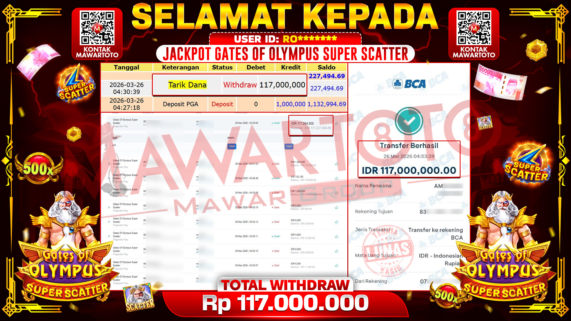 JACKPOT GATES OF OLYMPUS SUPER SCATTER