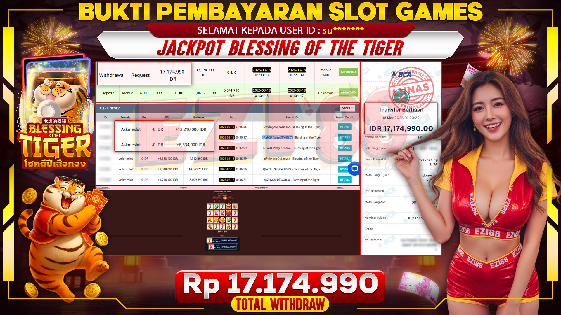 JACKPOT VLESSING OF THE TIGER