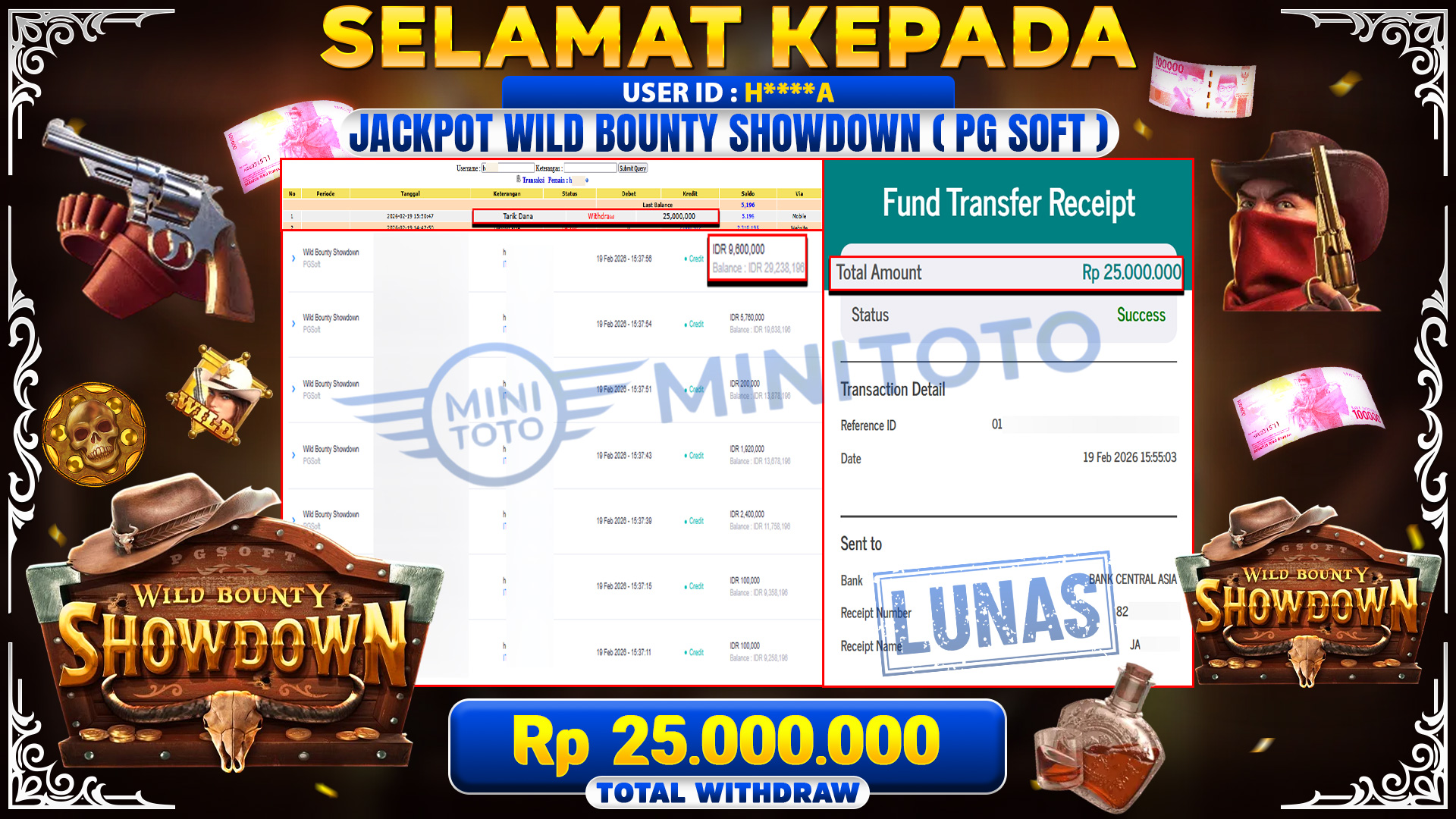 JACKPOT SLOT Wild Bounty Showdown - PGSoft