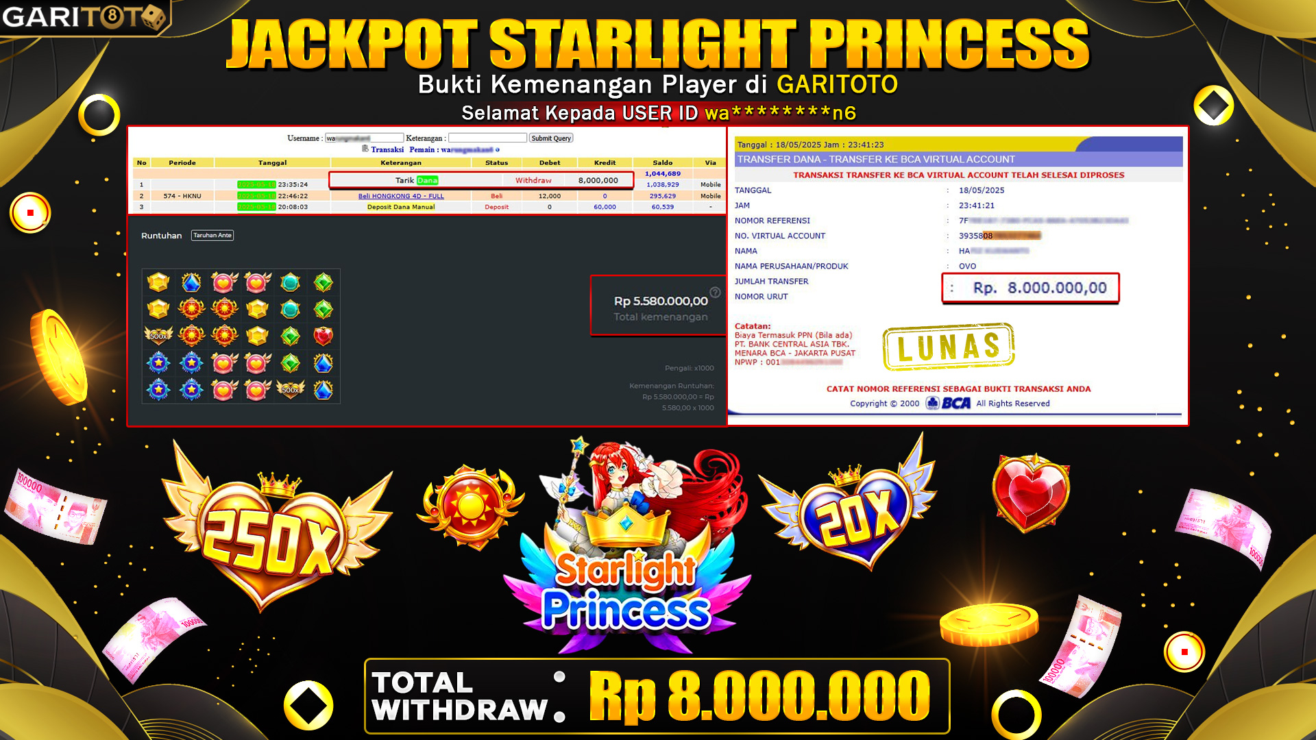 JACKPOT STARLIGHT PRINCESS