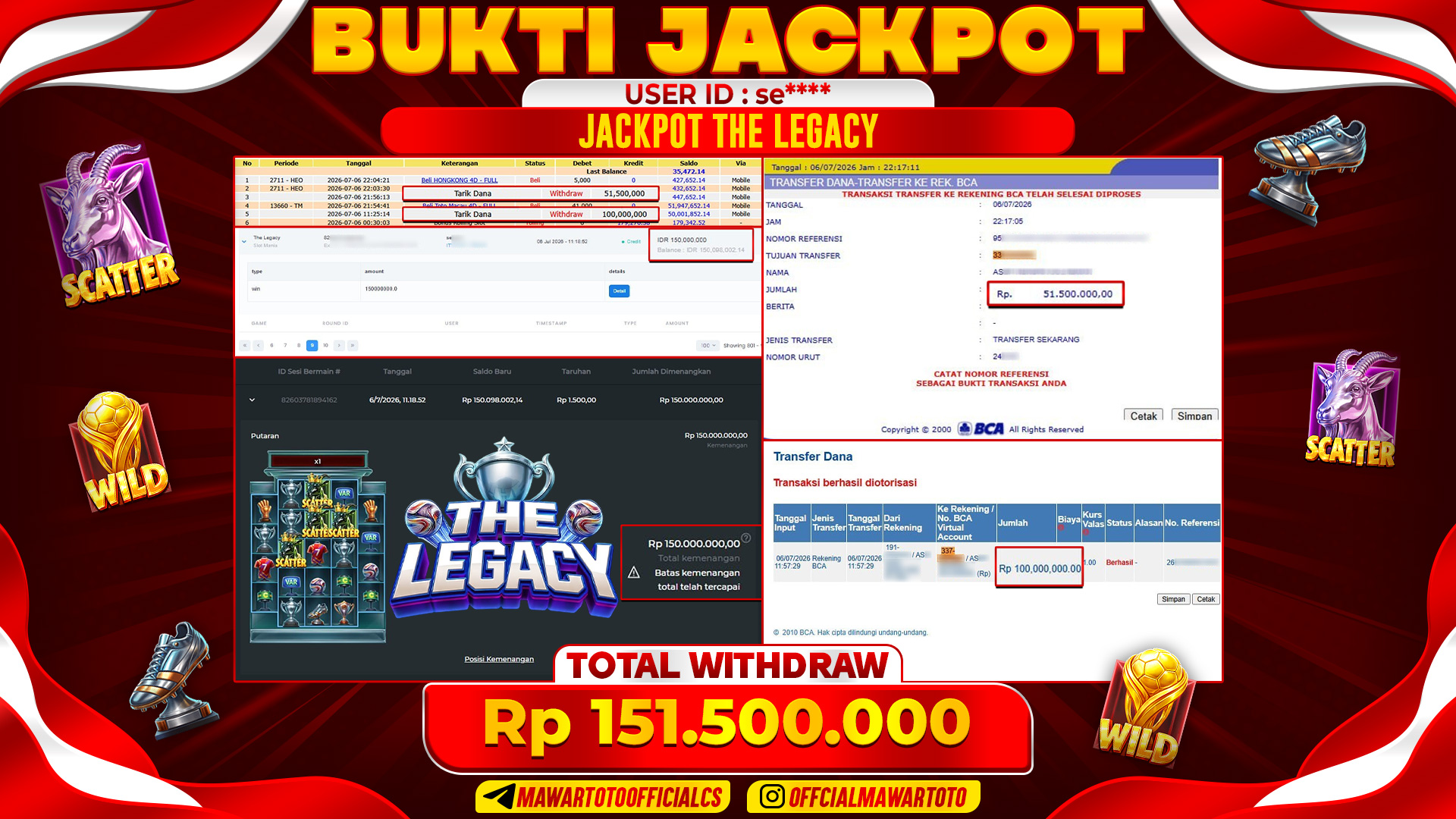 JACKPOT THE LEGACY