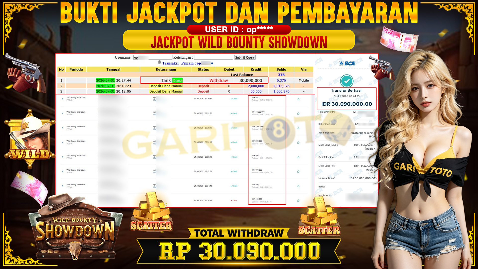 JACKPOT WILD BOUNTY SHOWDOWN