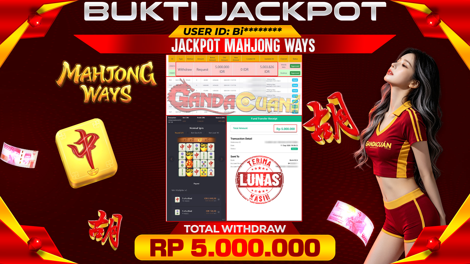 BUKTI JACKPOT MAHJONG WAYS PG SOFT