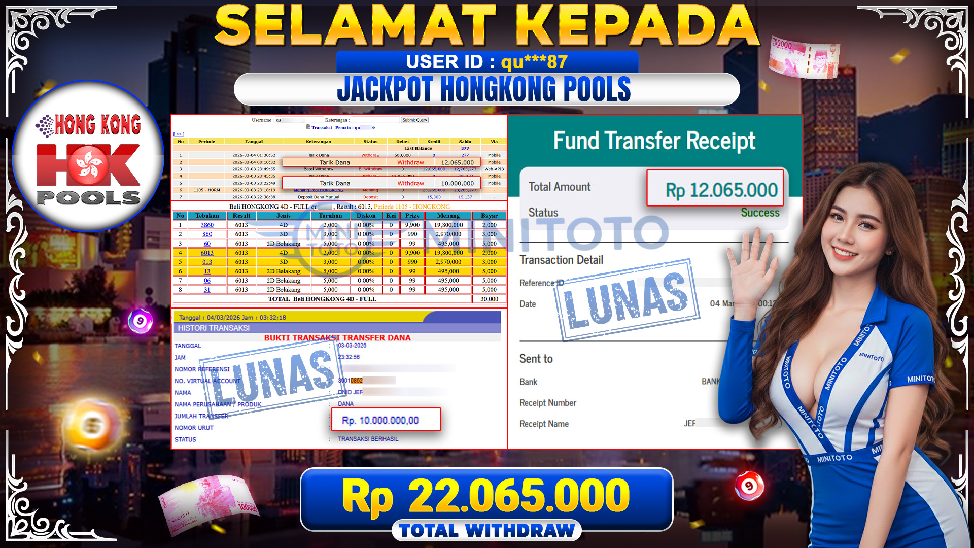 Menang Pool HONGKONG 4D