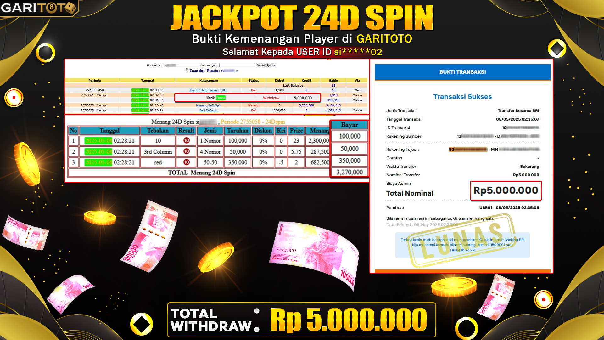 JACKPOT 24D SPIN