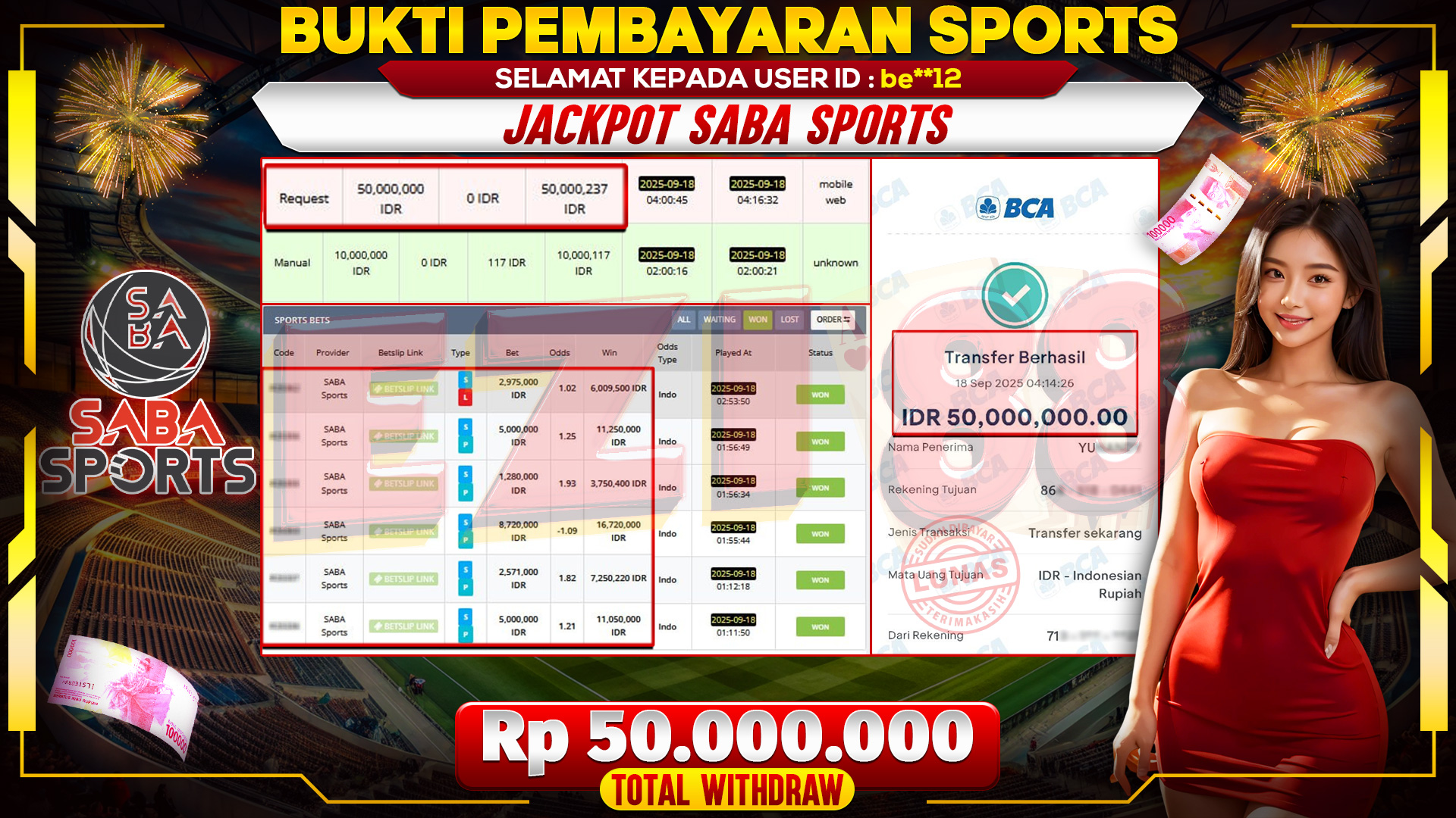 JACKPOT SABA SPORT