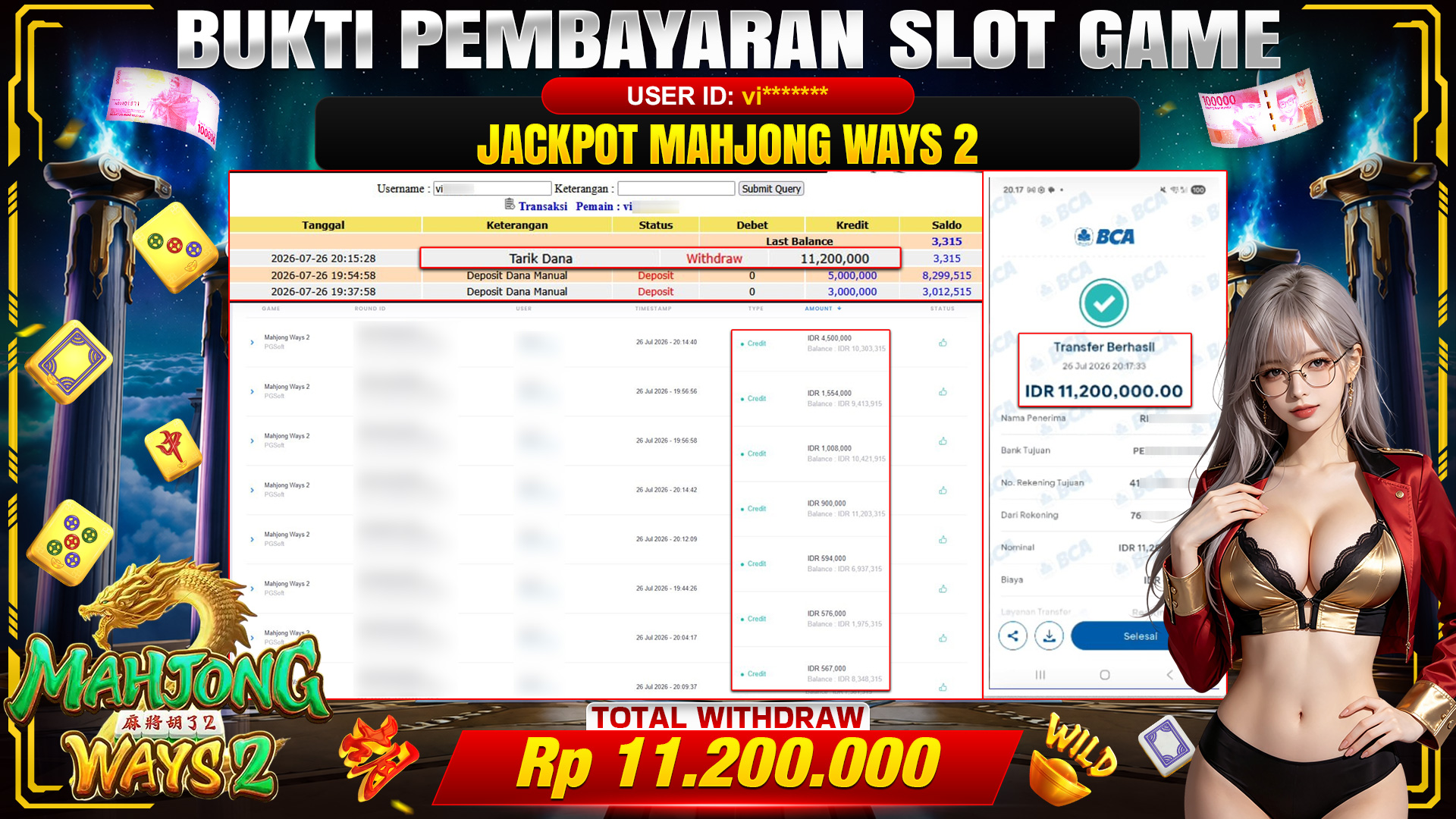 💰🎉 TOTO80 – JACKPOT SLOT MAHJONG  WAYS 2 RP. 11,200,000,-  TELAH DIBAYARKAN!💰🎉