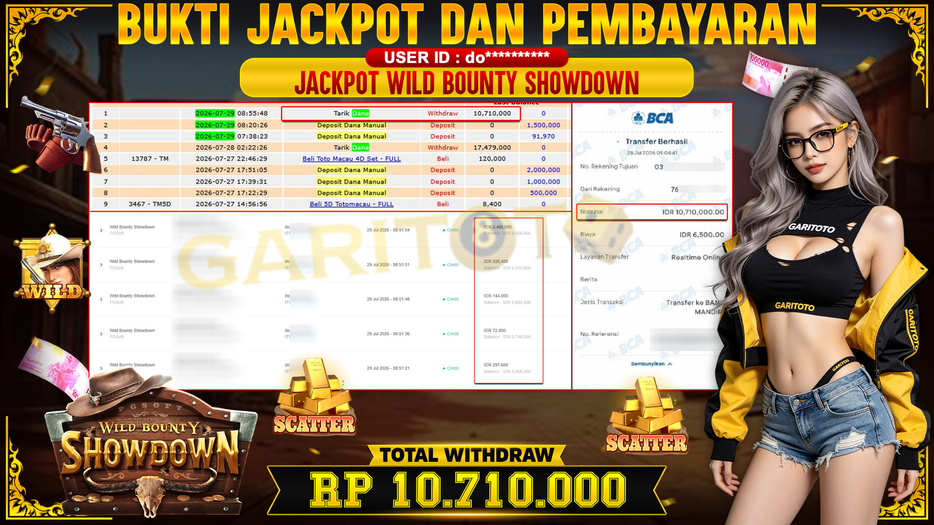JACKPOT WILD BOUNTY SHOWDOWN