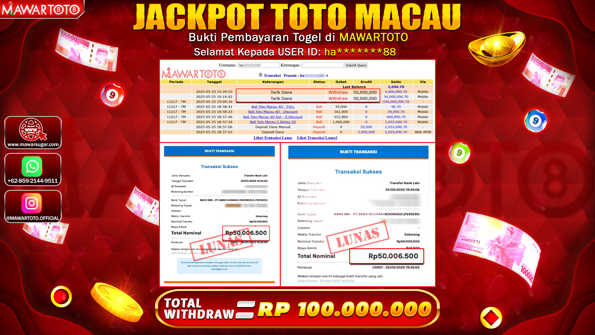 JACKPOT TOGEL TOTO MACAU