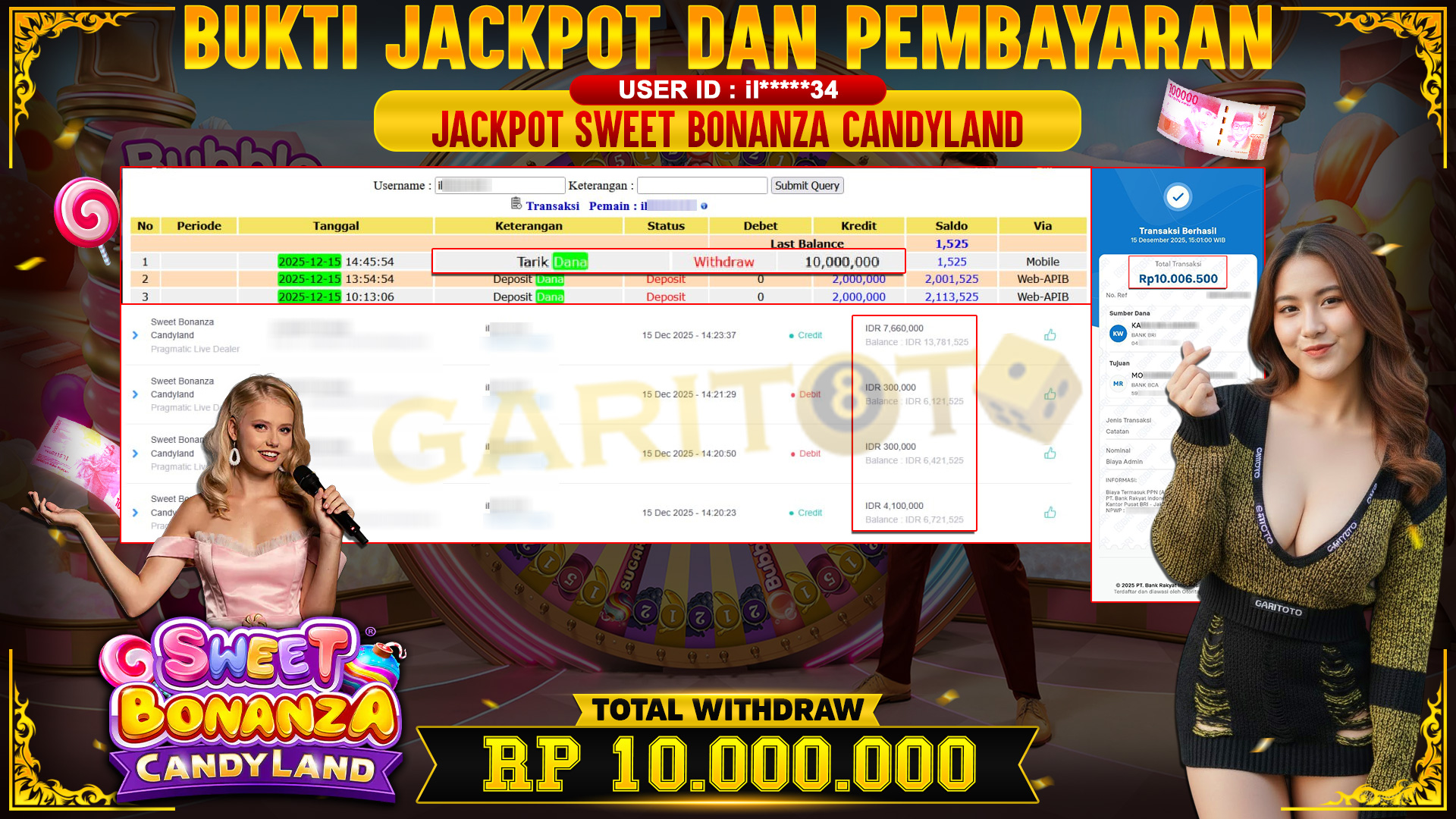 JACKPOT SWEET BONANZA