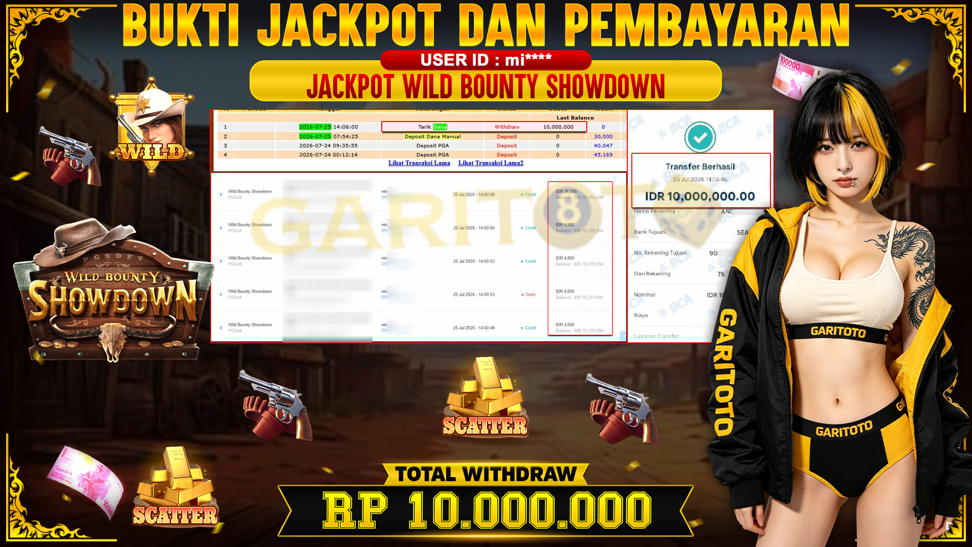 JACKPOT WILD BOUNTY SHOWDOWN