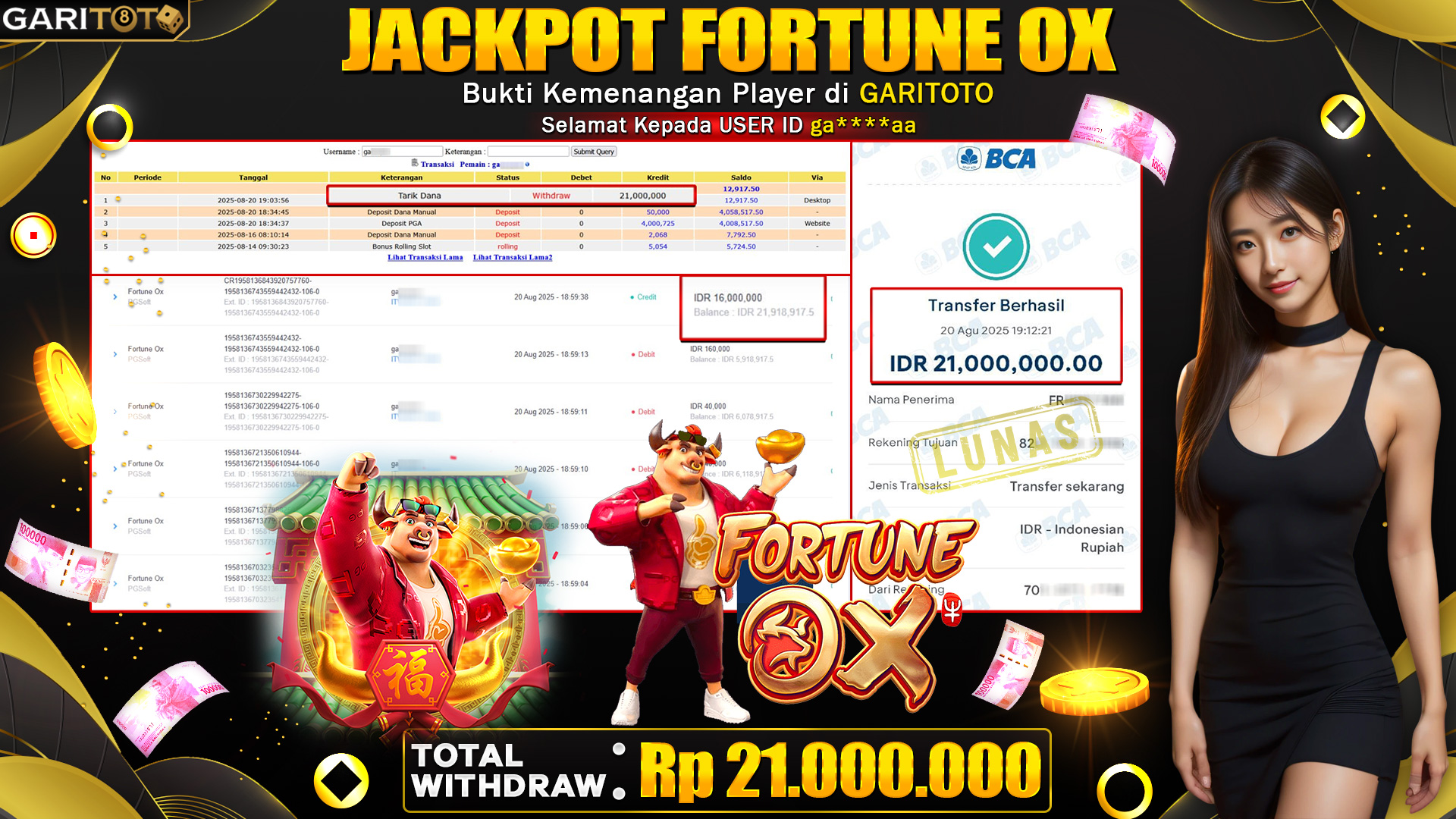 JACKPOT FORTUNE OX