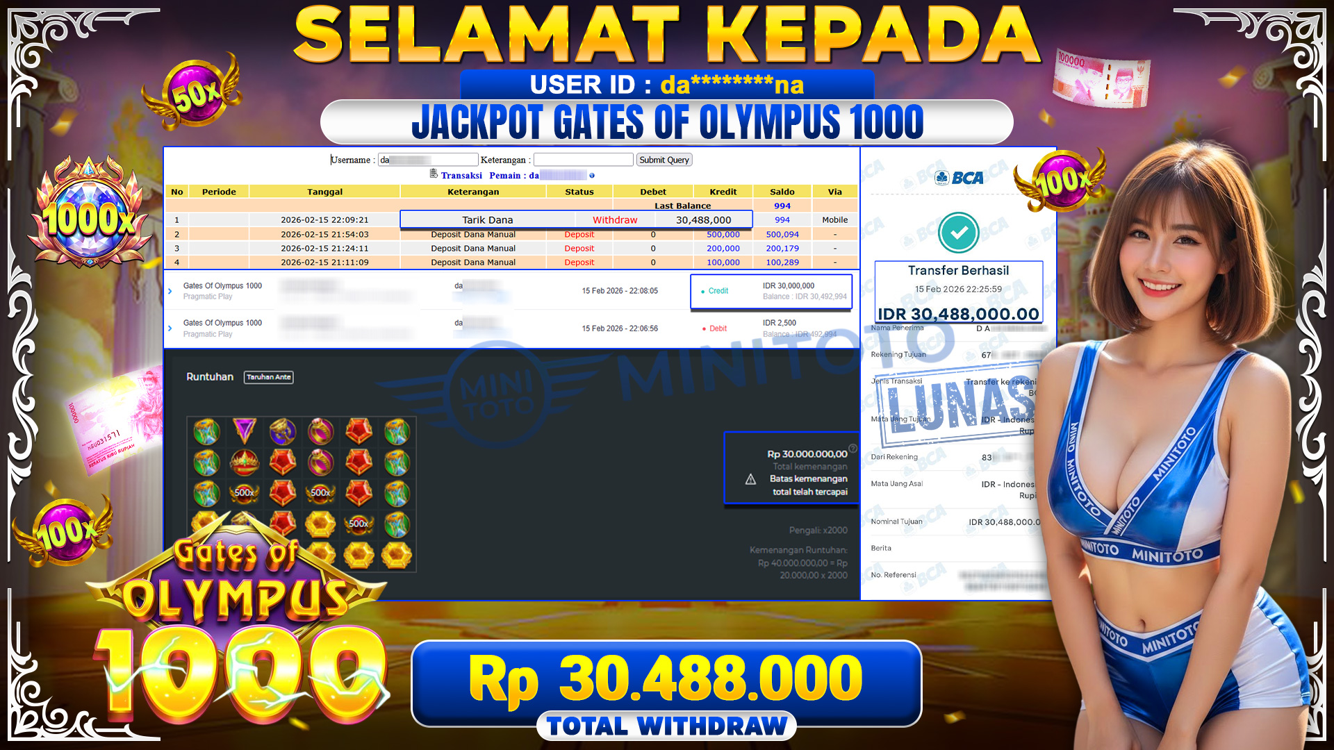 JACKPOT SLOT GATES OLYMPUS 1000