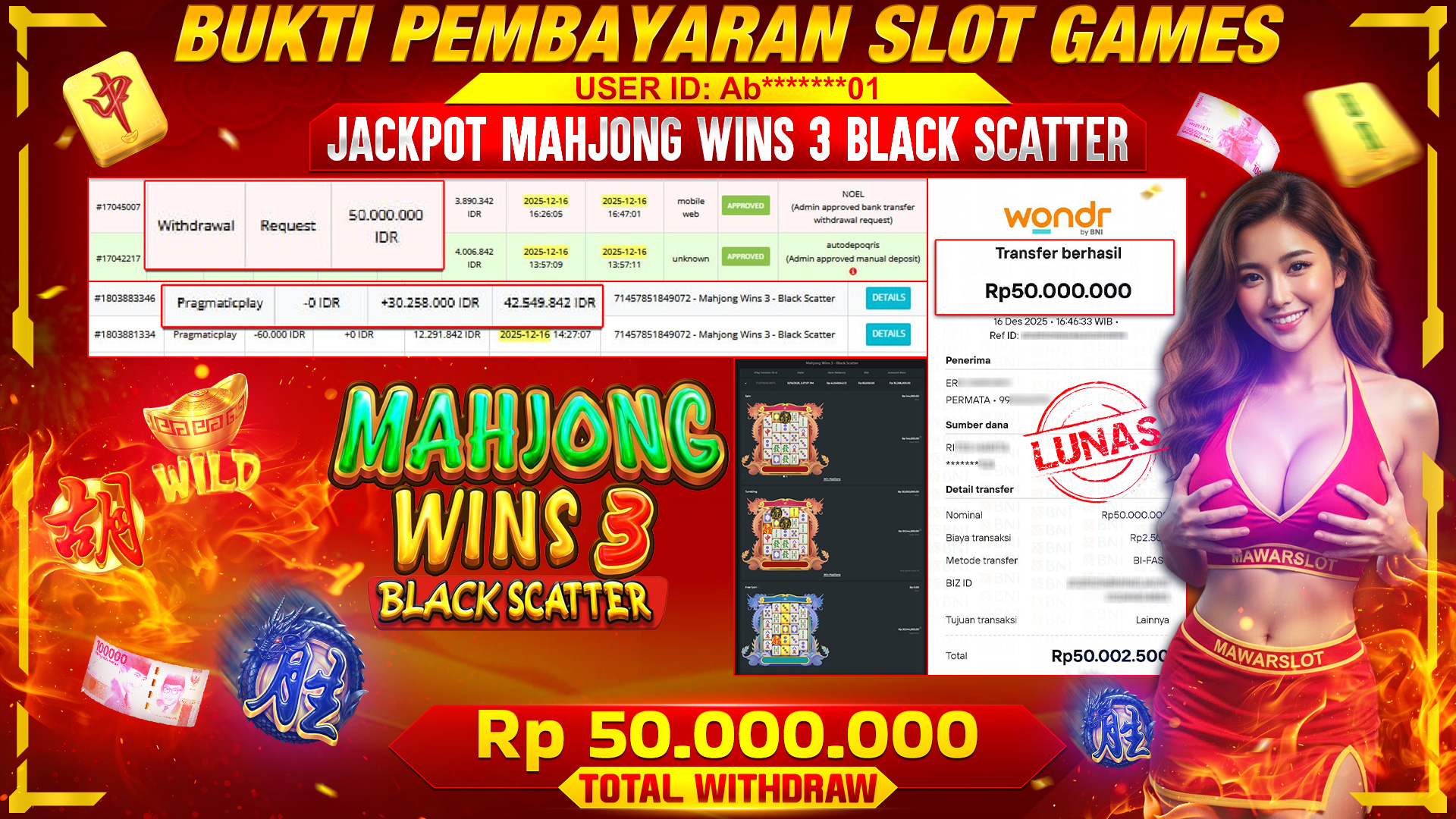 Black Scatter Turun, Layar Langsung Berat