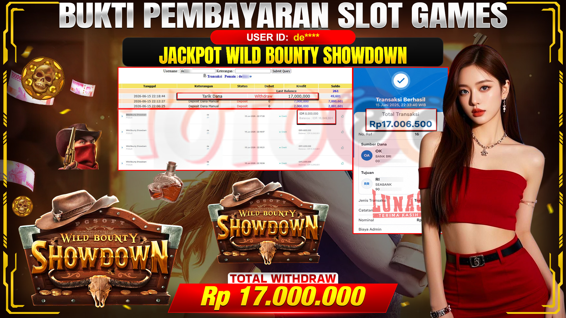💰🎉 TOTO80 – JACKPOT SLOT WILD BOUNTY SHOWDOWN  RP. 17.000.000,- TELAH DIBAYARKAN!💰🎉