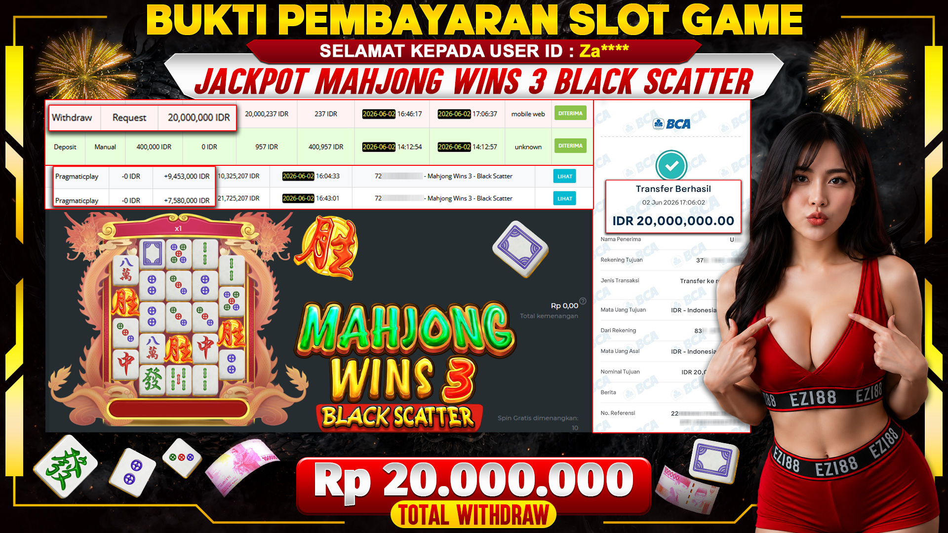 JACKPOT MAHJONG WINS 3 BLACK SCATTER